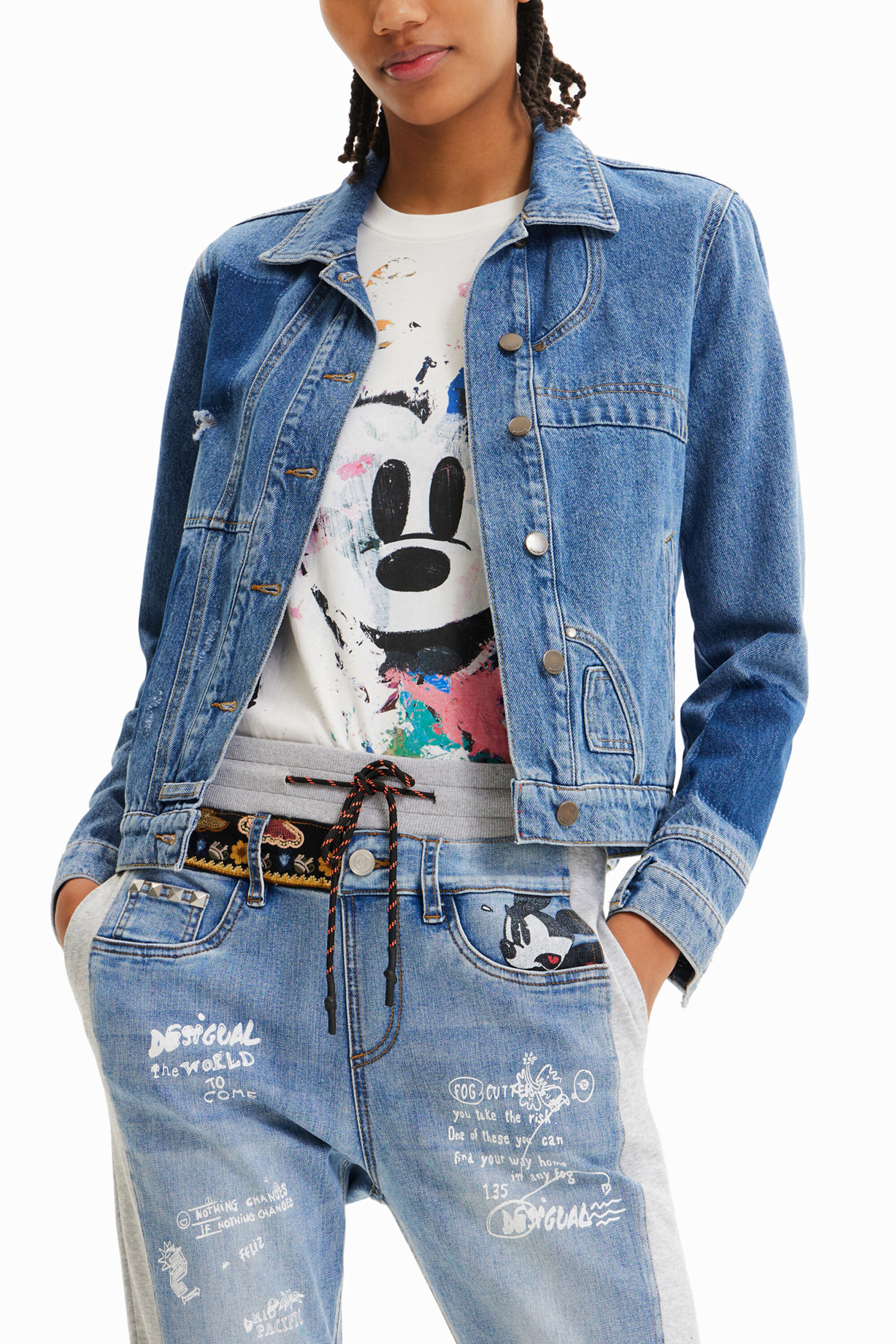 Chaqueta vaquera patch