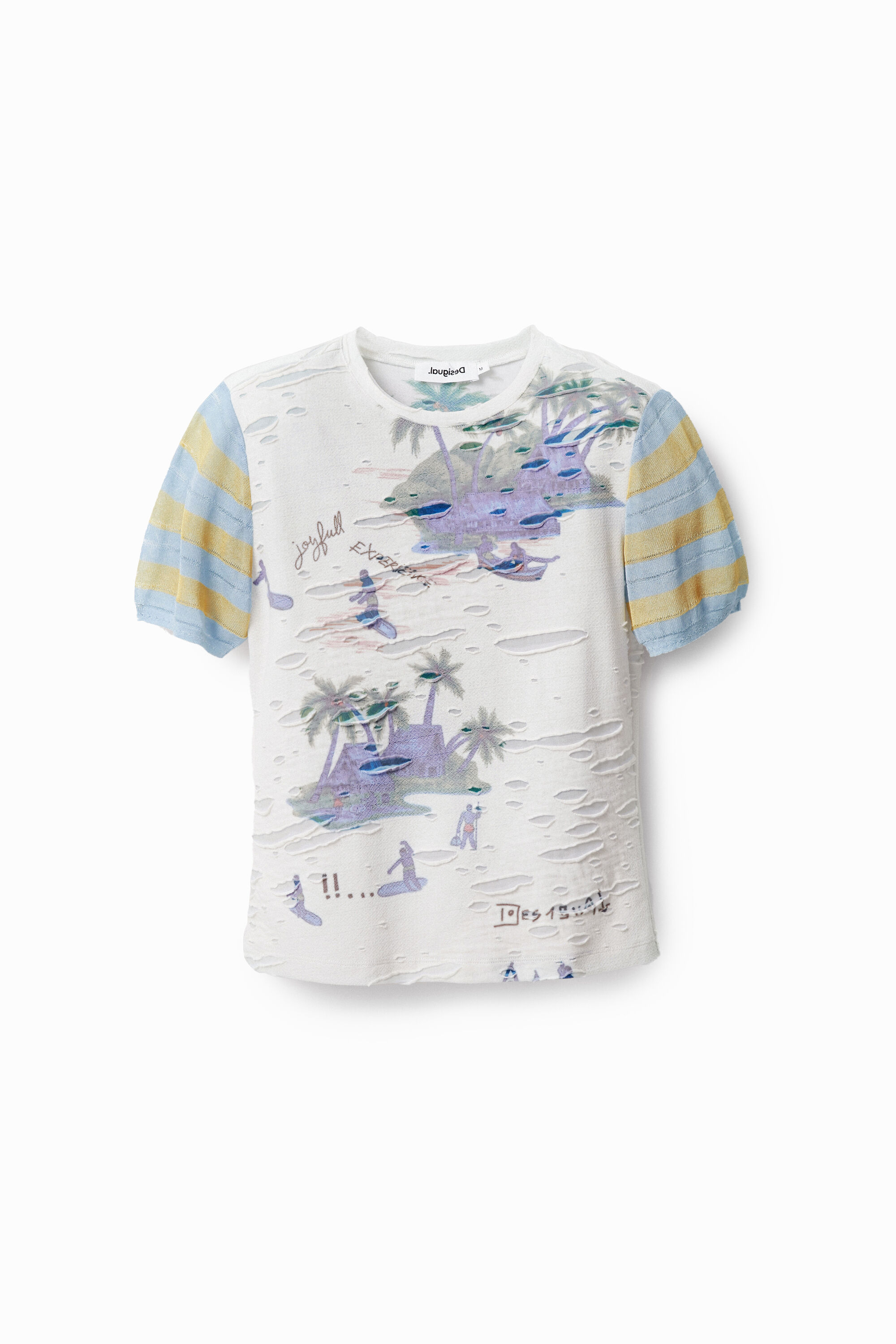 Camiseta texturas
