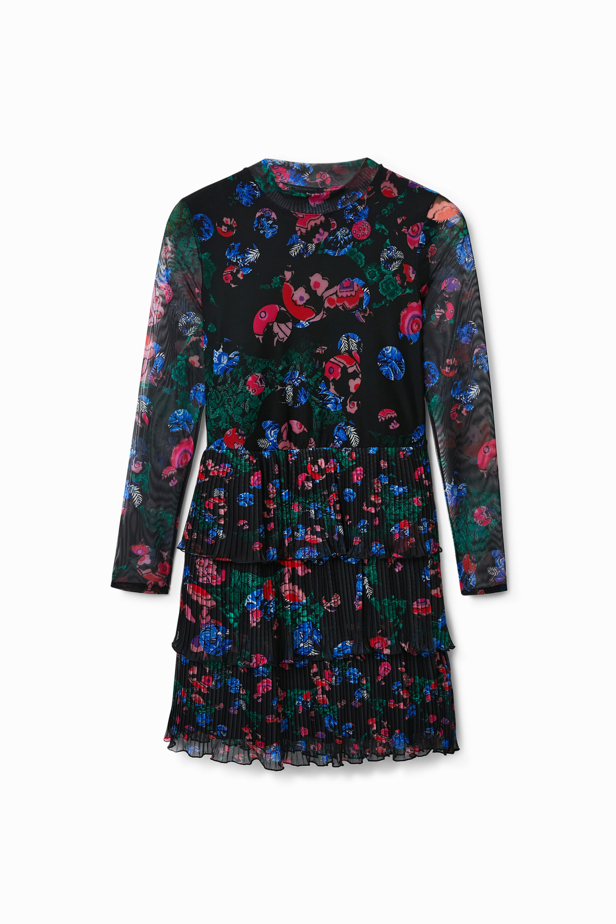 Vestido corto floral M. Christian Lacroix