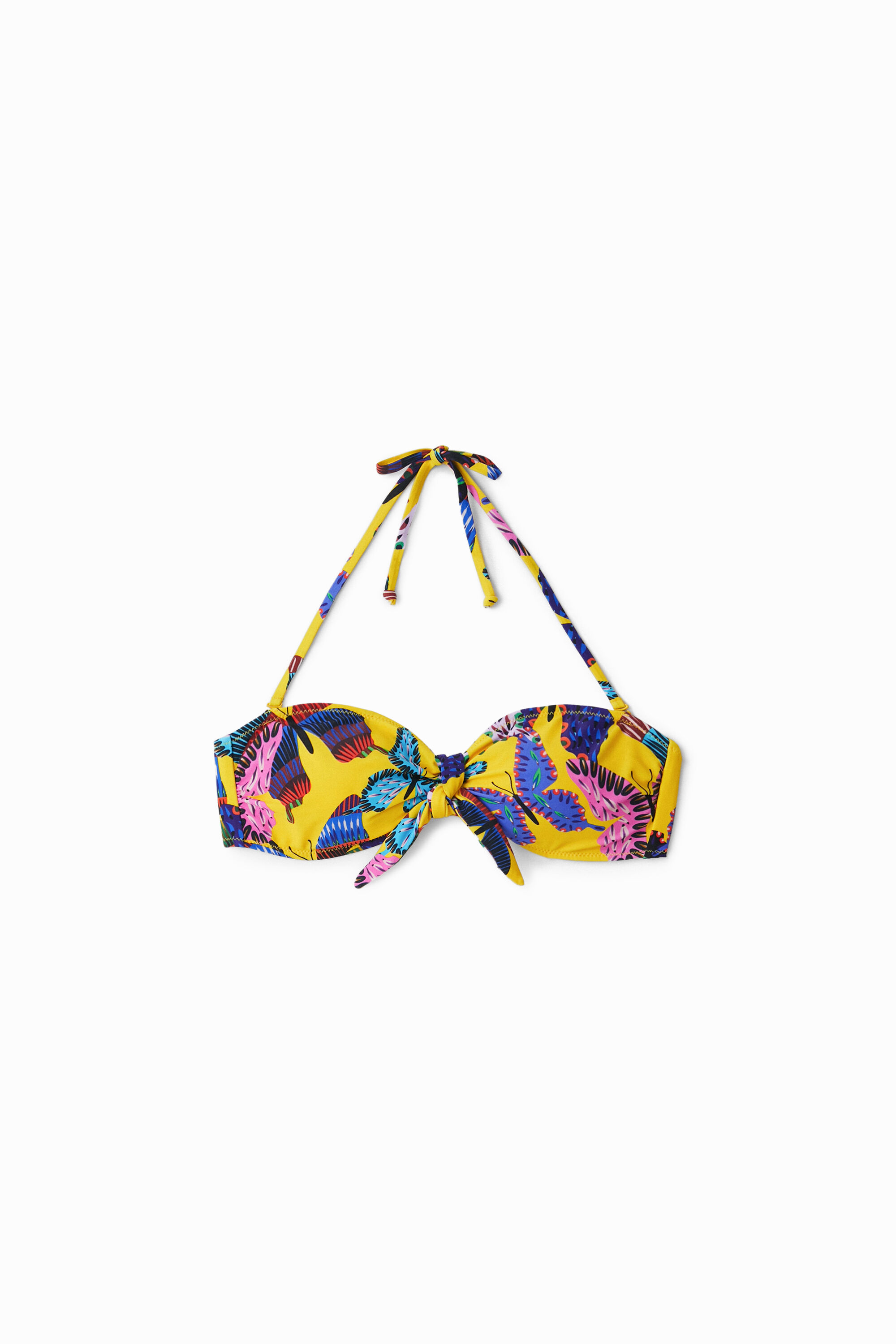 Top bikini nudo mariposas