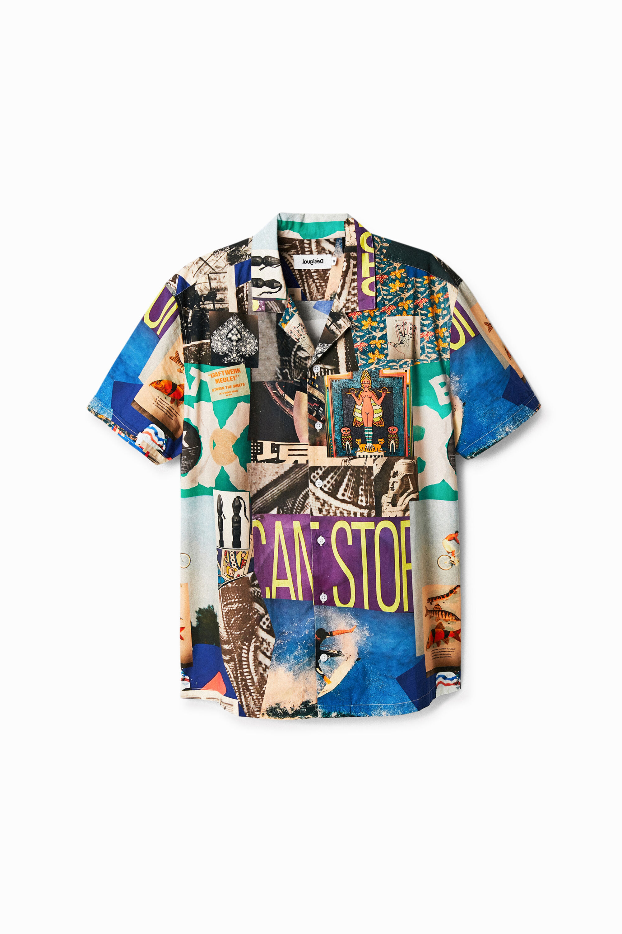 Camisa resort estampada