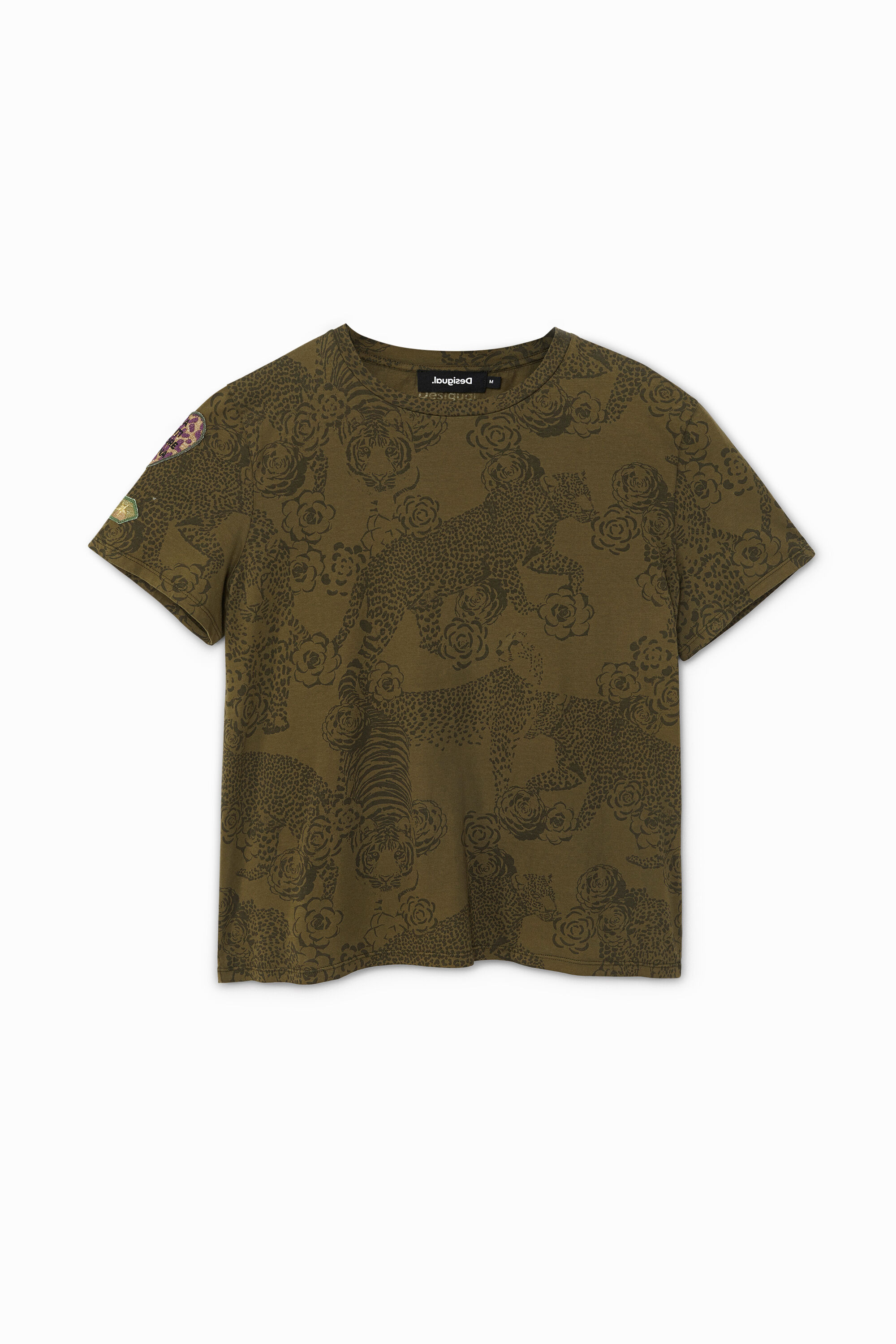 Camiseta animal print 100% algod&oacute;n