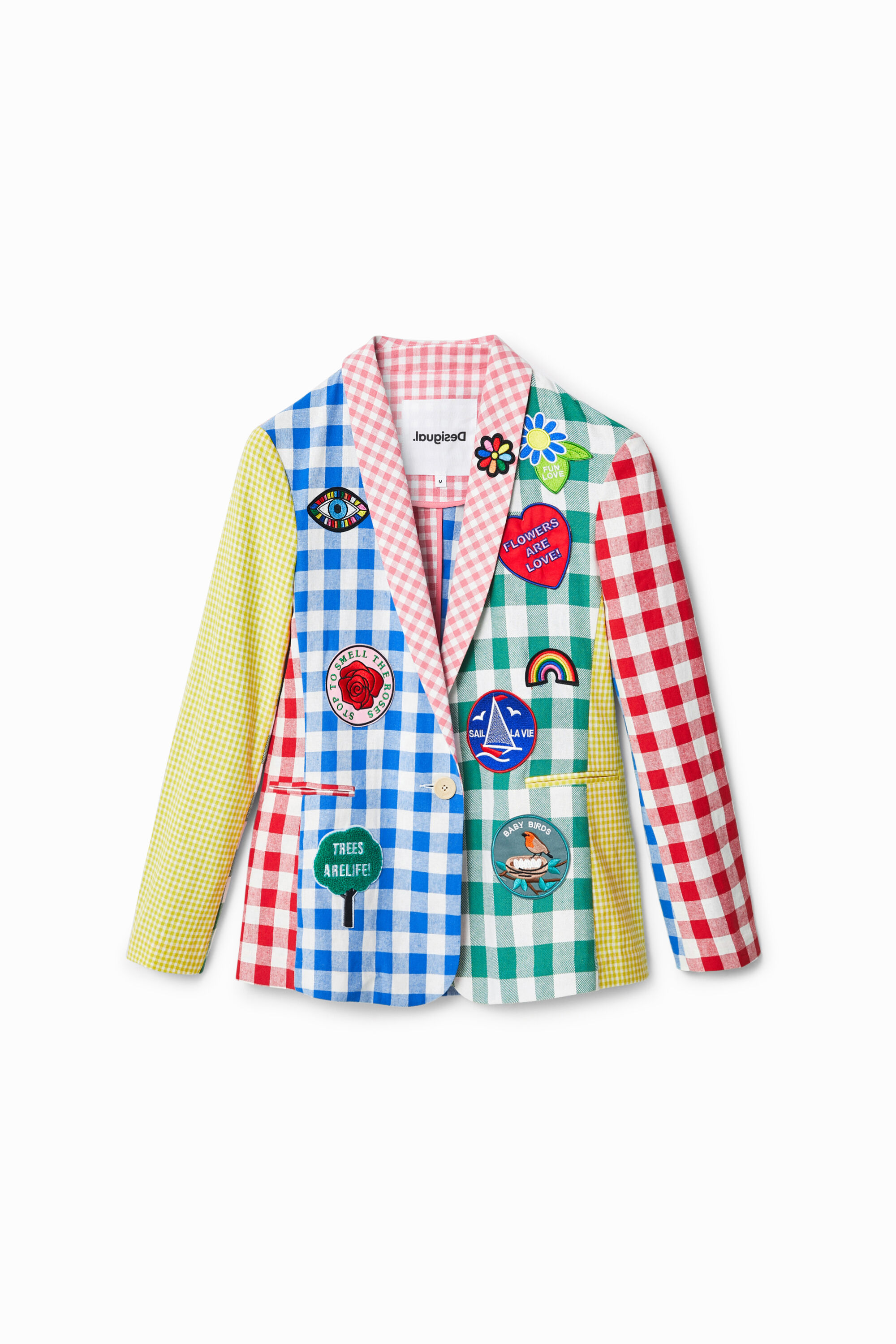 Blazer patchwork cuadros Johnson Hartig