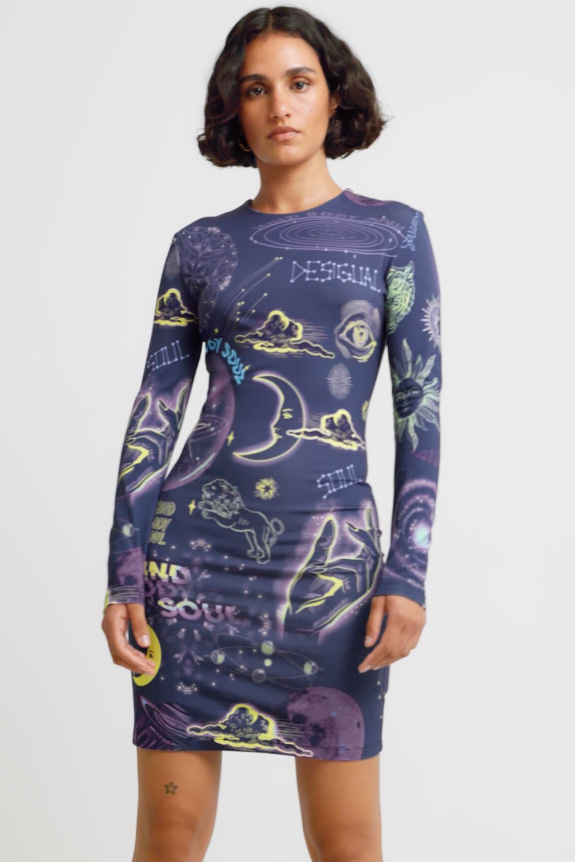Vestido slim astrolog&iacute;a