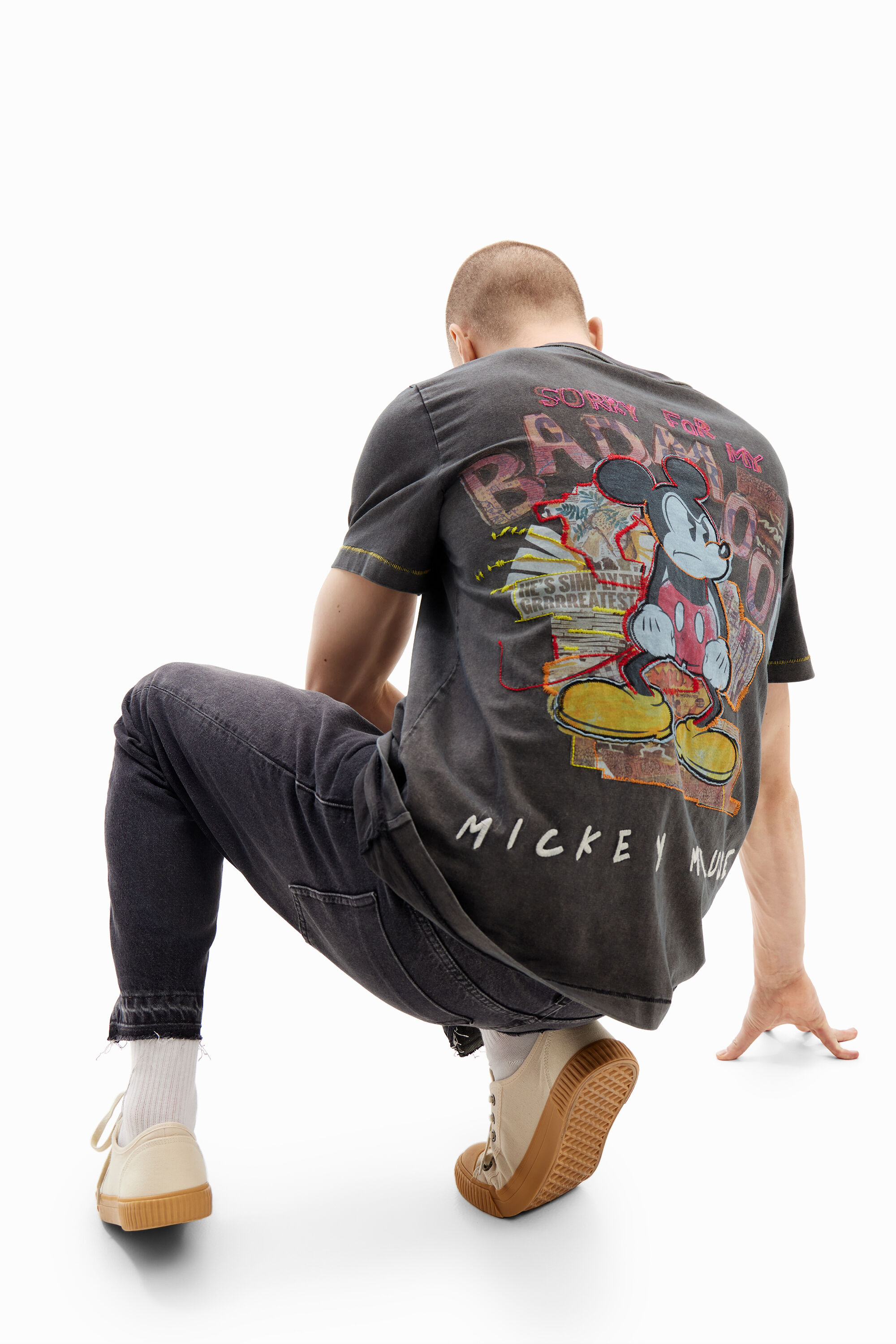 Camiseta collage Mickey Mouse