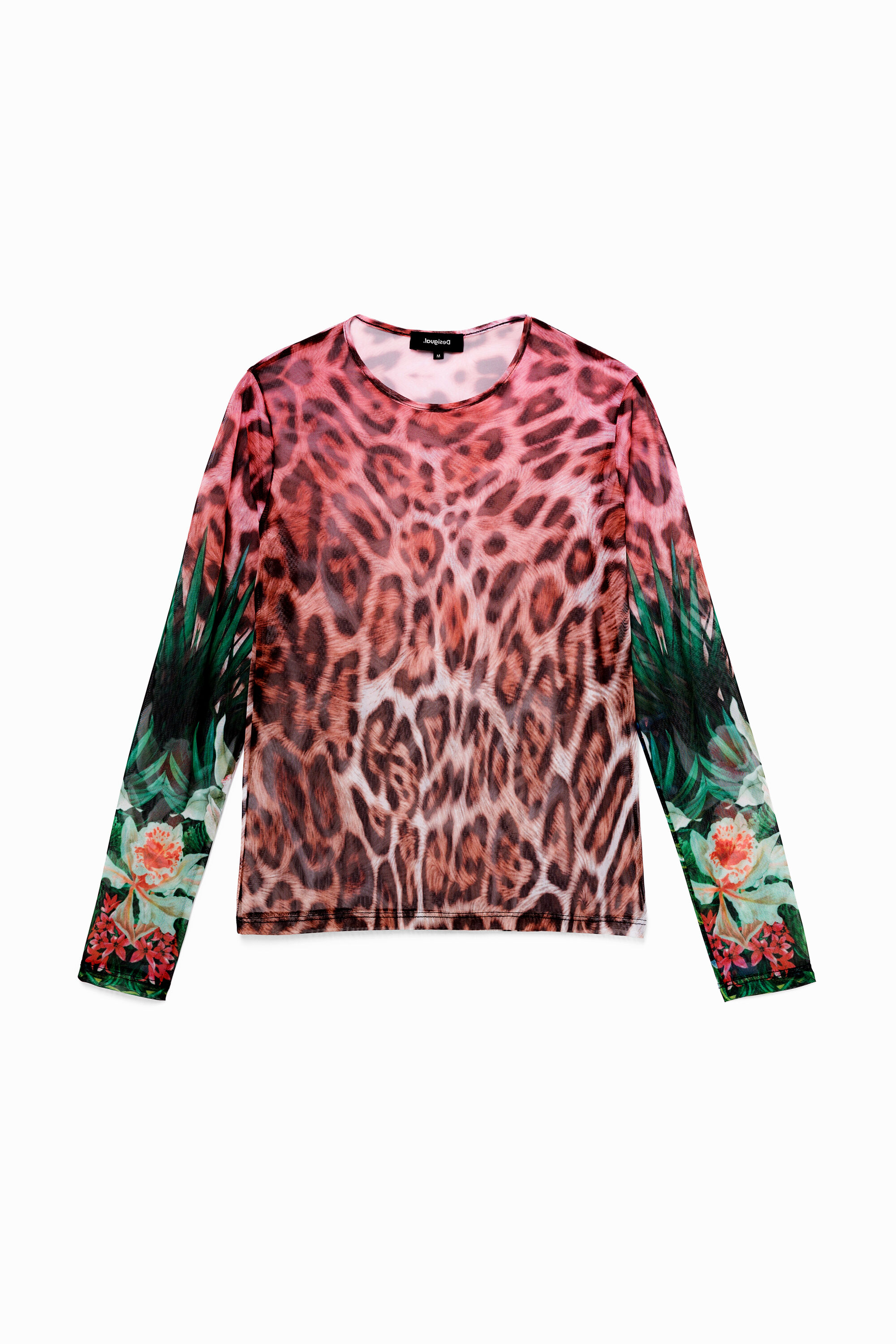 Camiseta estampado leopardo
