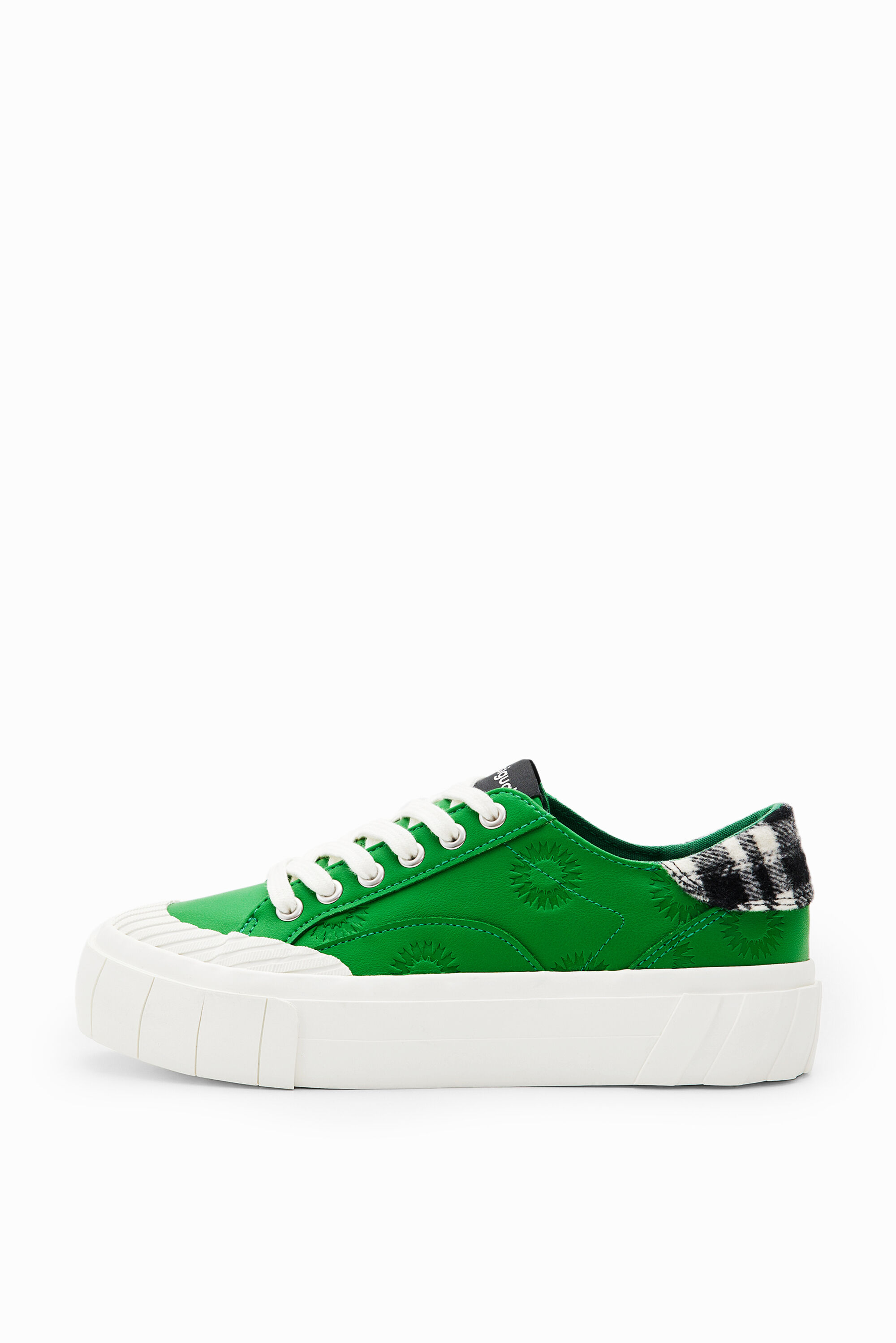 Sneakers plataforma tart&aacute;n