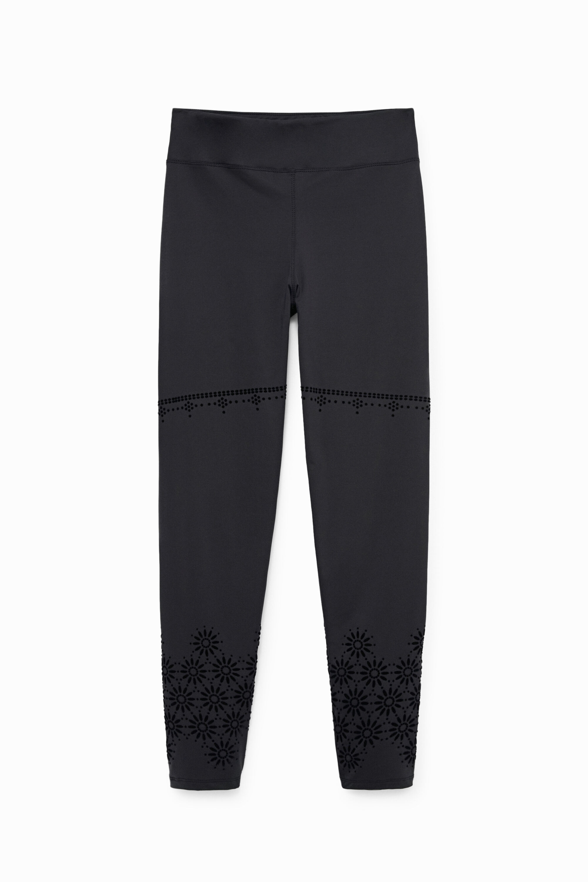 Leggings detalles flocados