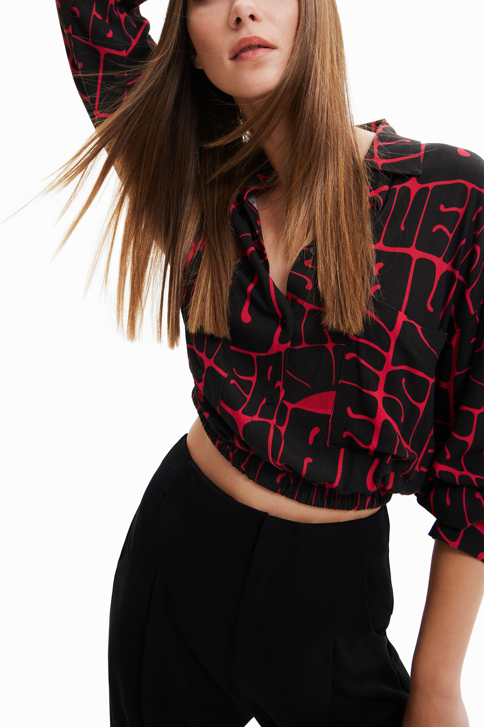 Camisa cropped Save Nature