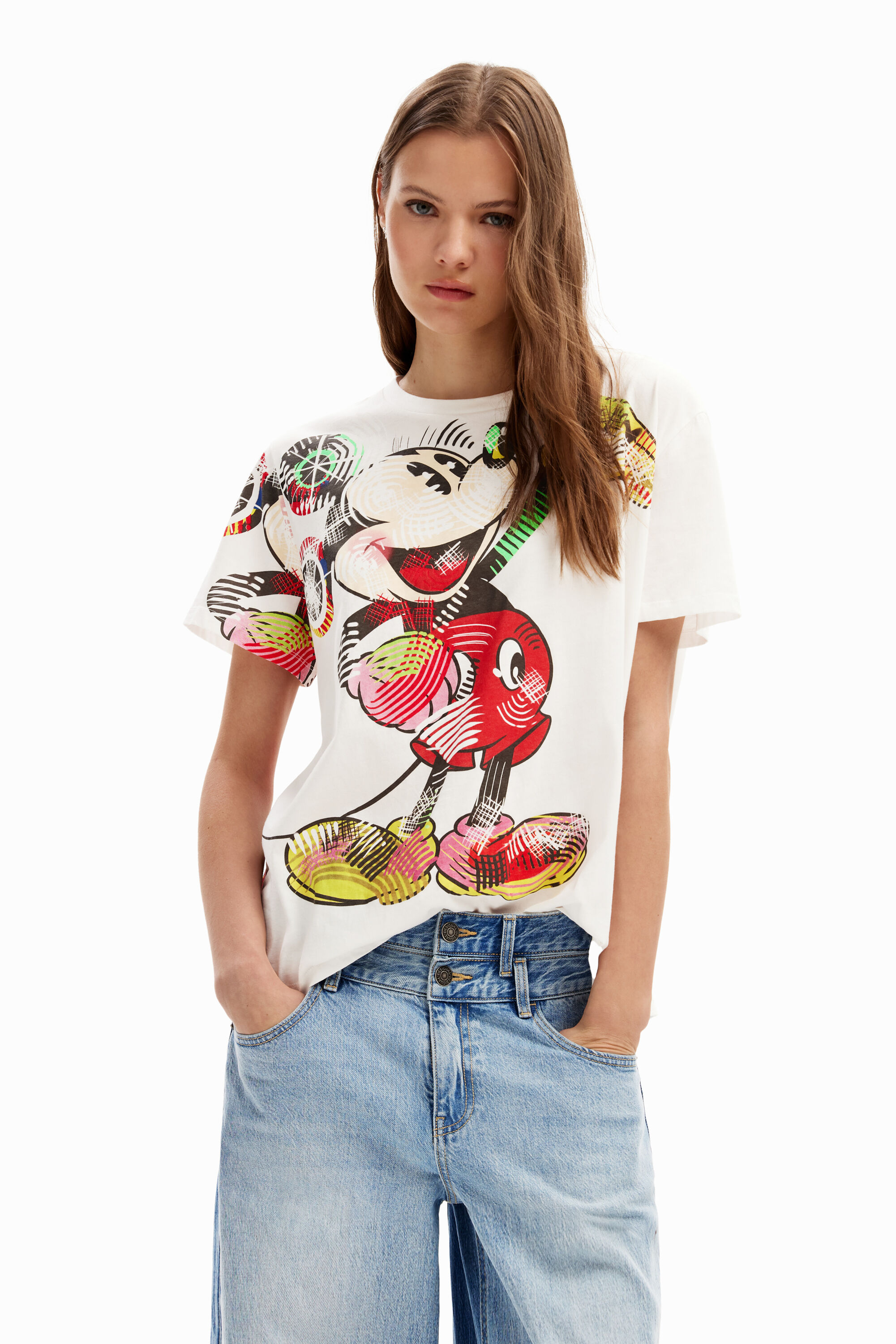 Camiseta arty Mickey Mouse
