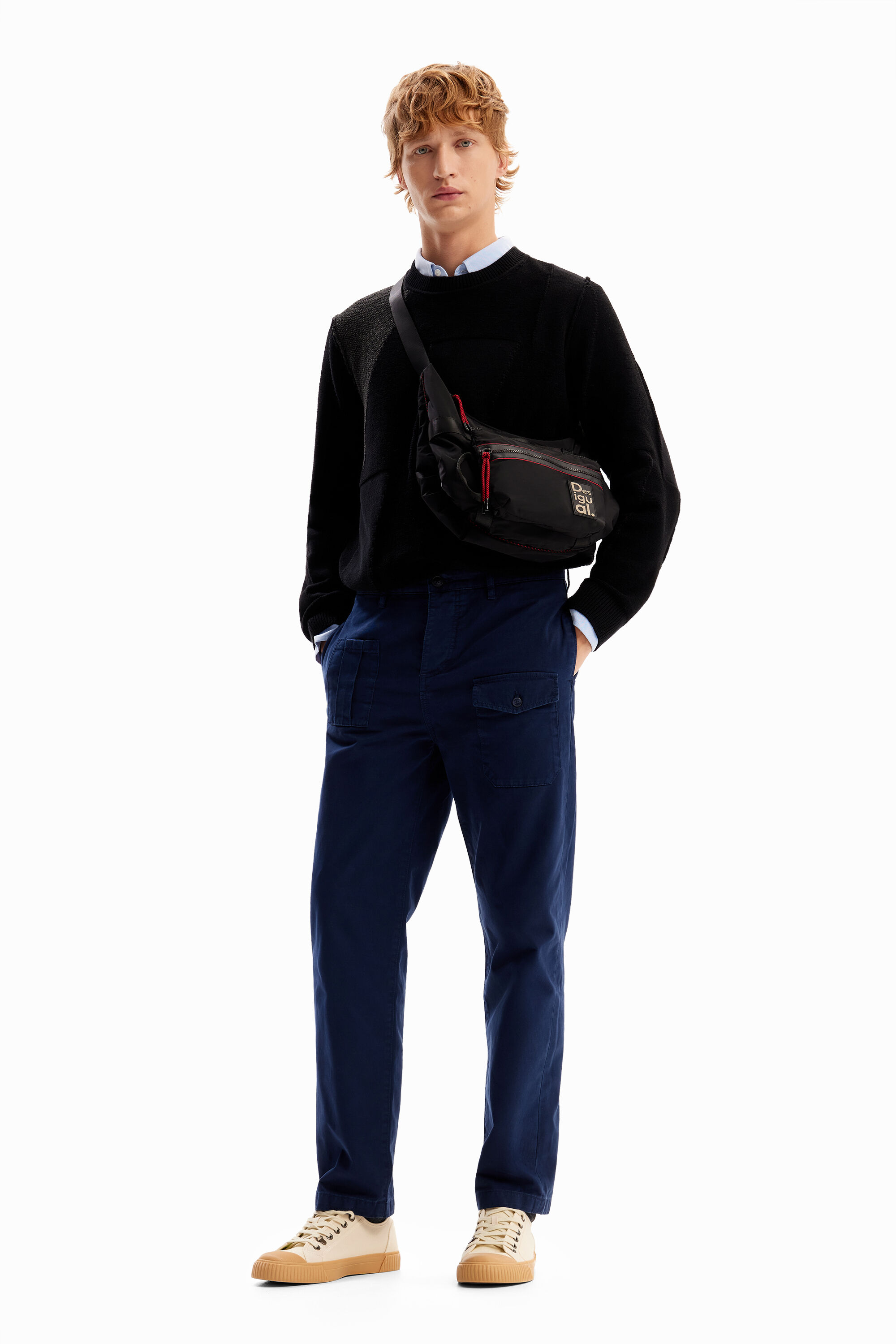 Pantal&oacute;n recto cargo