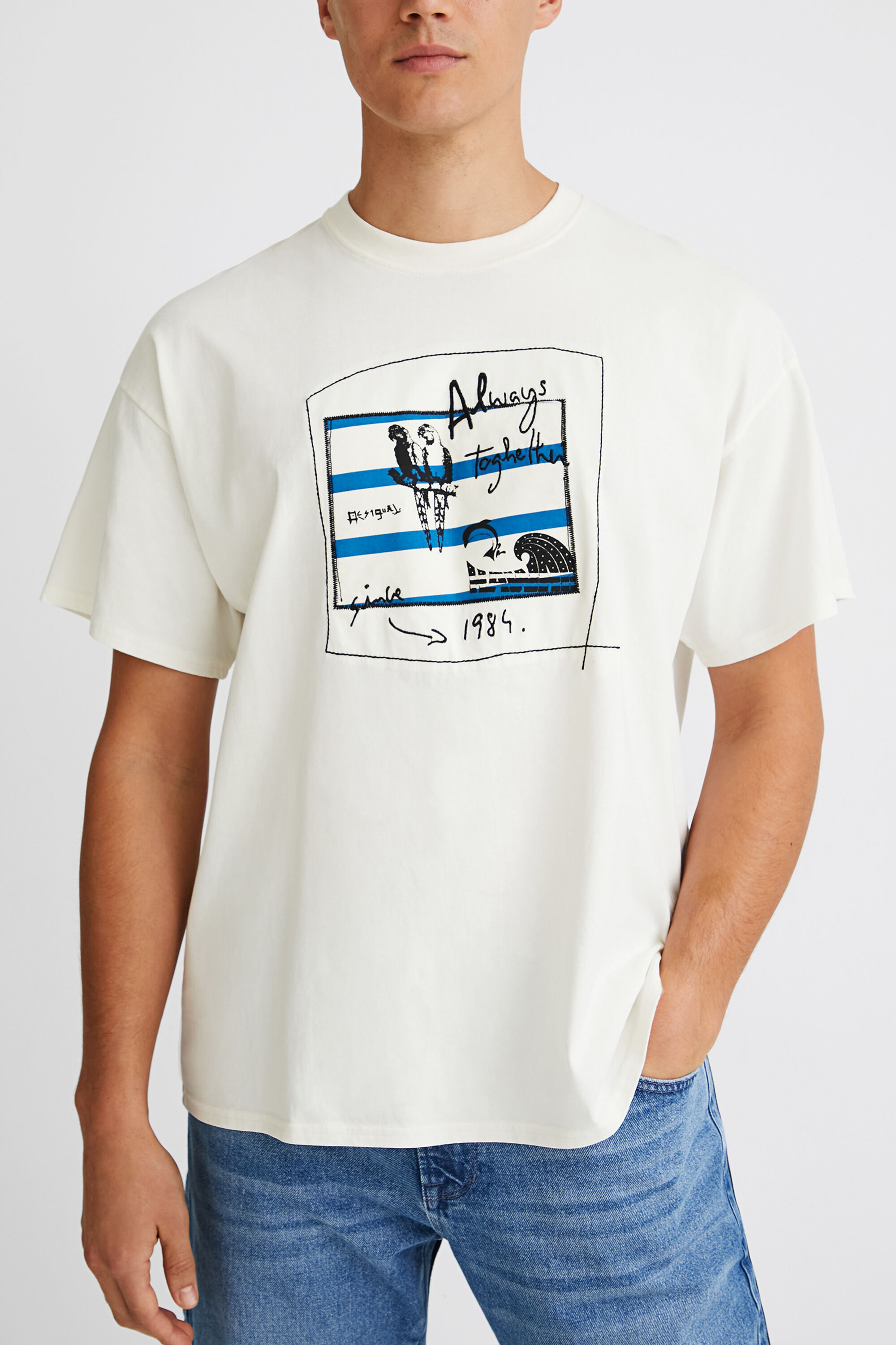 Camiseta manga corta parche