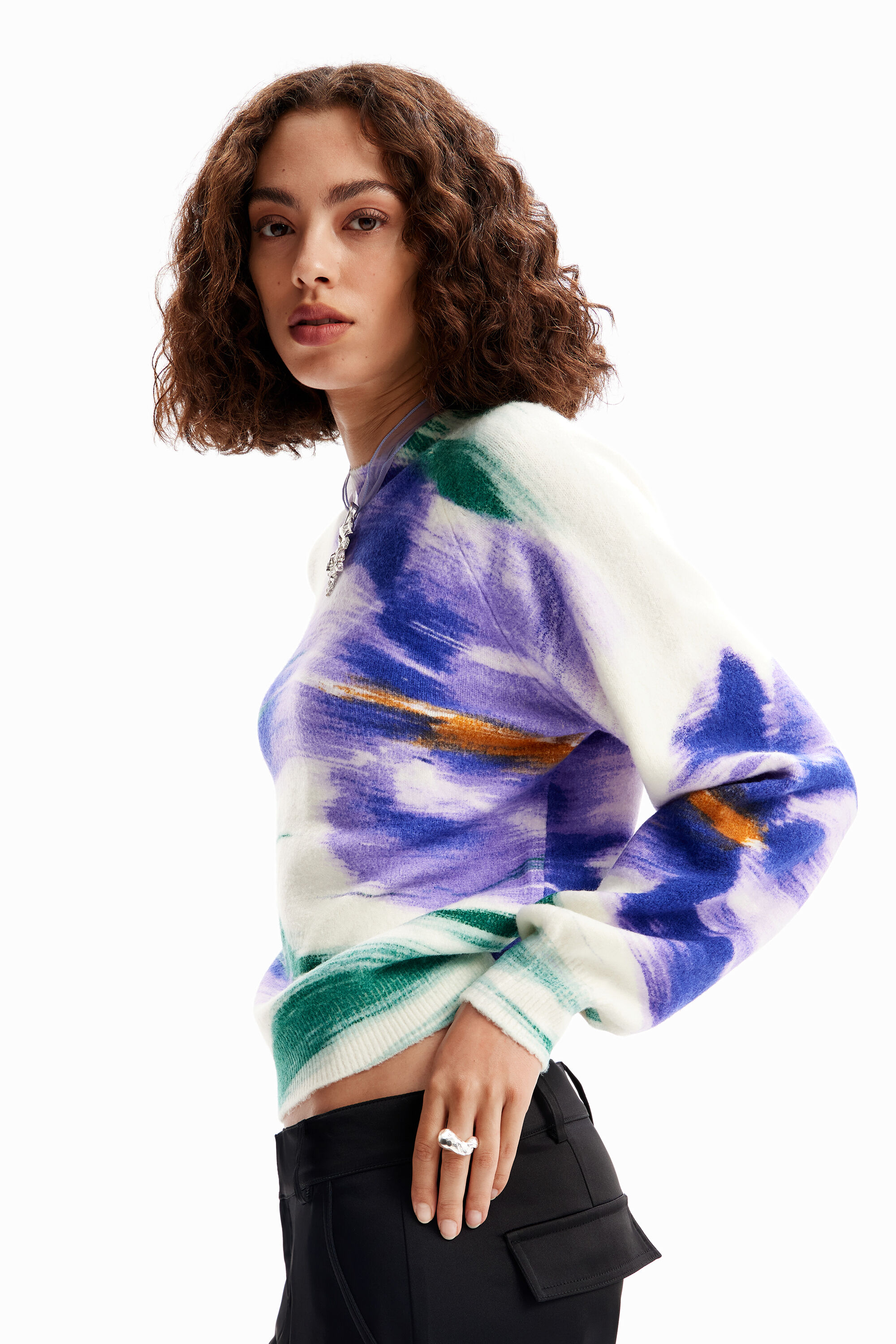 Jersey flores desenfocadas