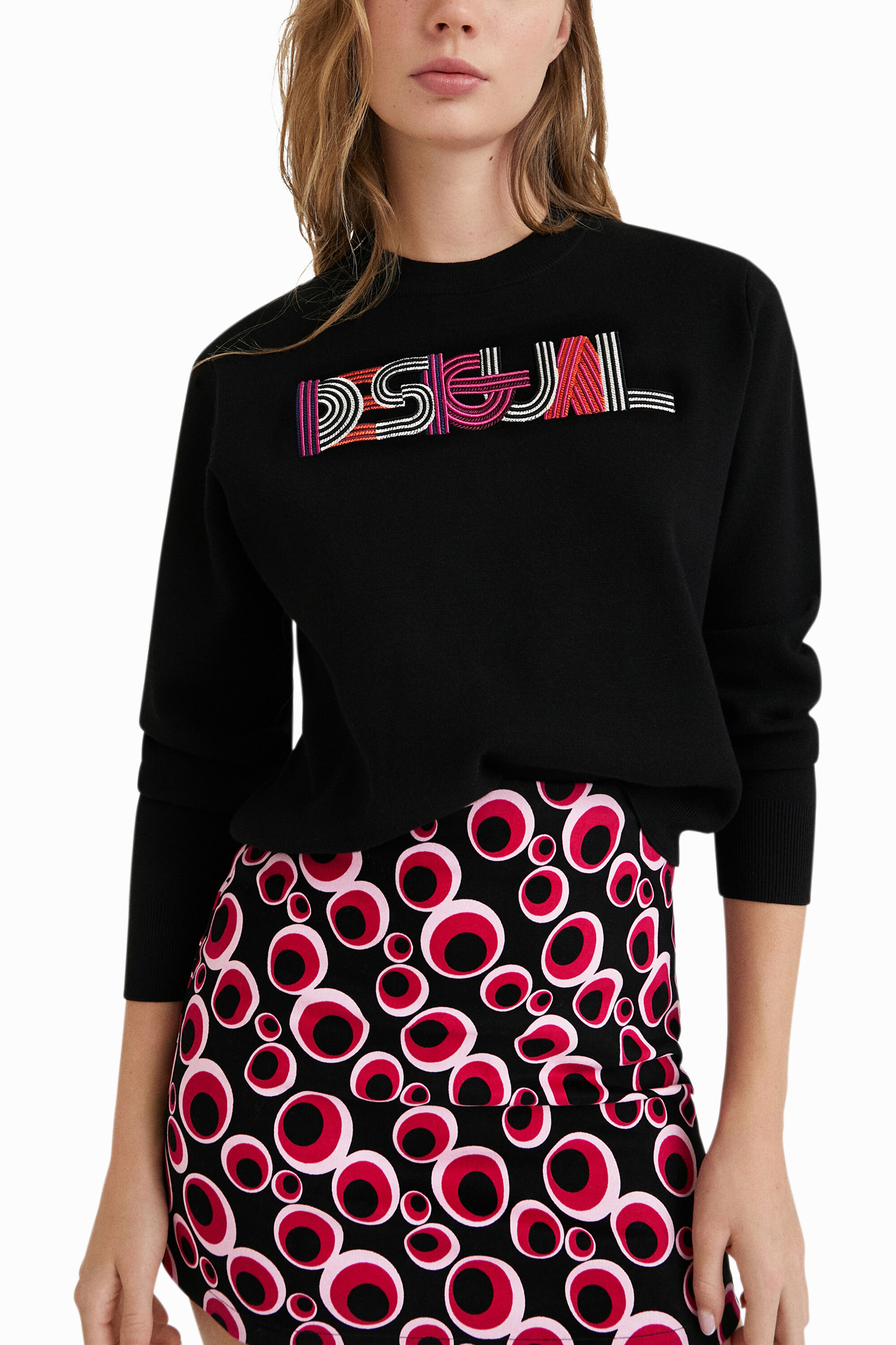 Jersey punto bordados