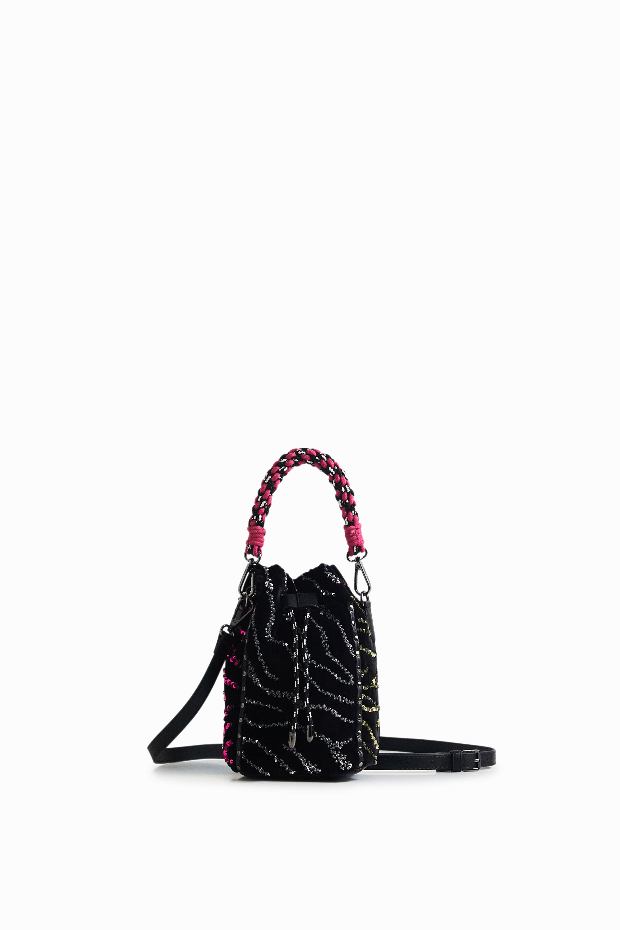 Mini bolso saco lentejuelas