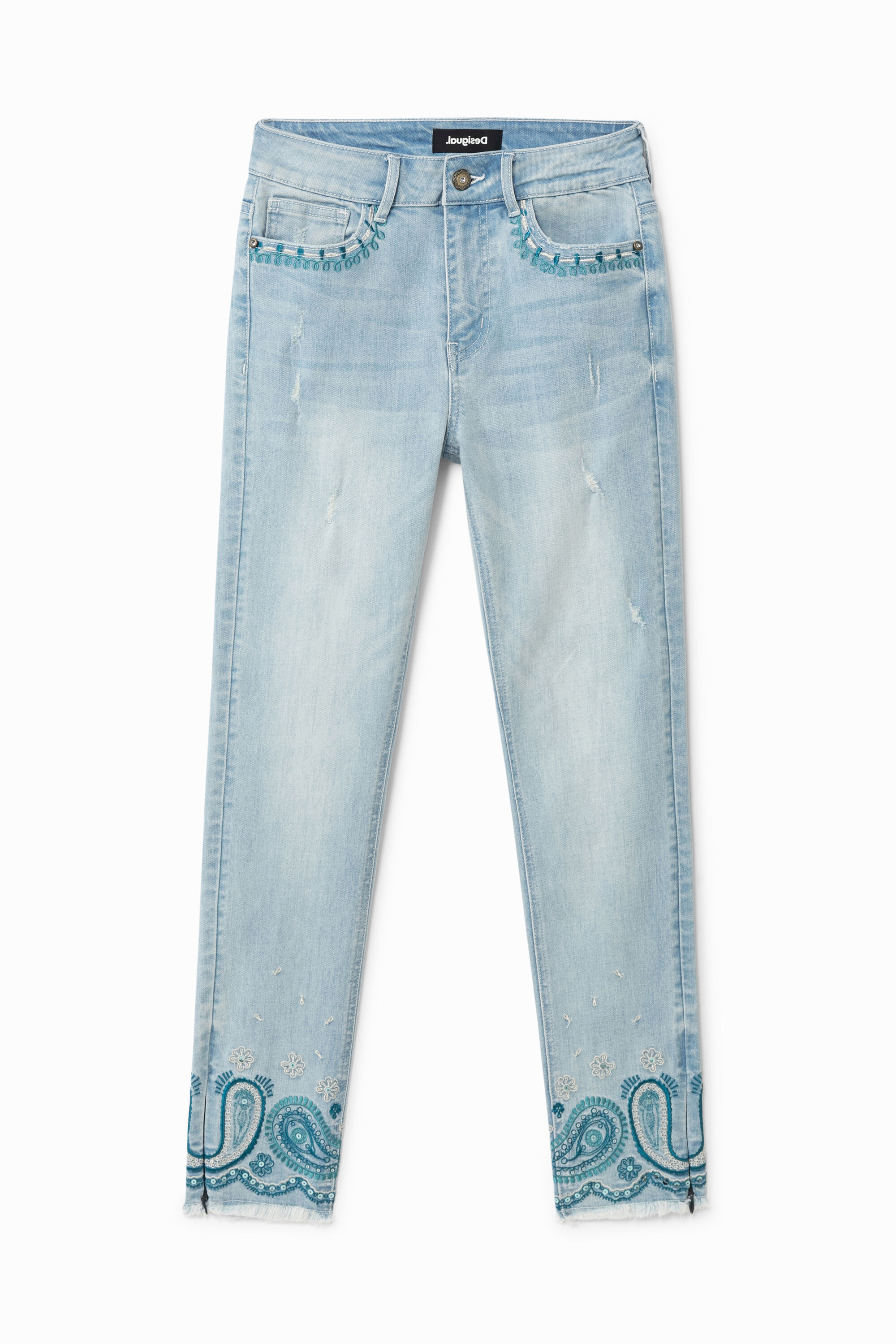 Pantal&oacute;n vaquero skinny tobillero