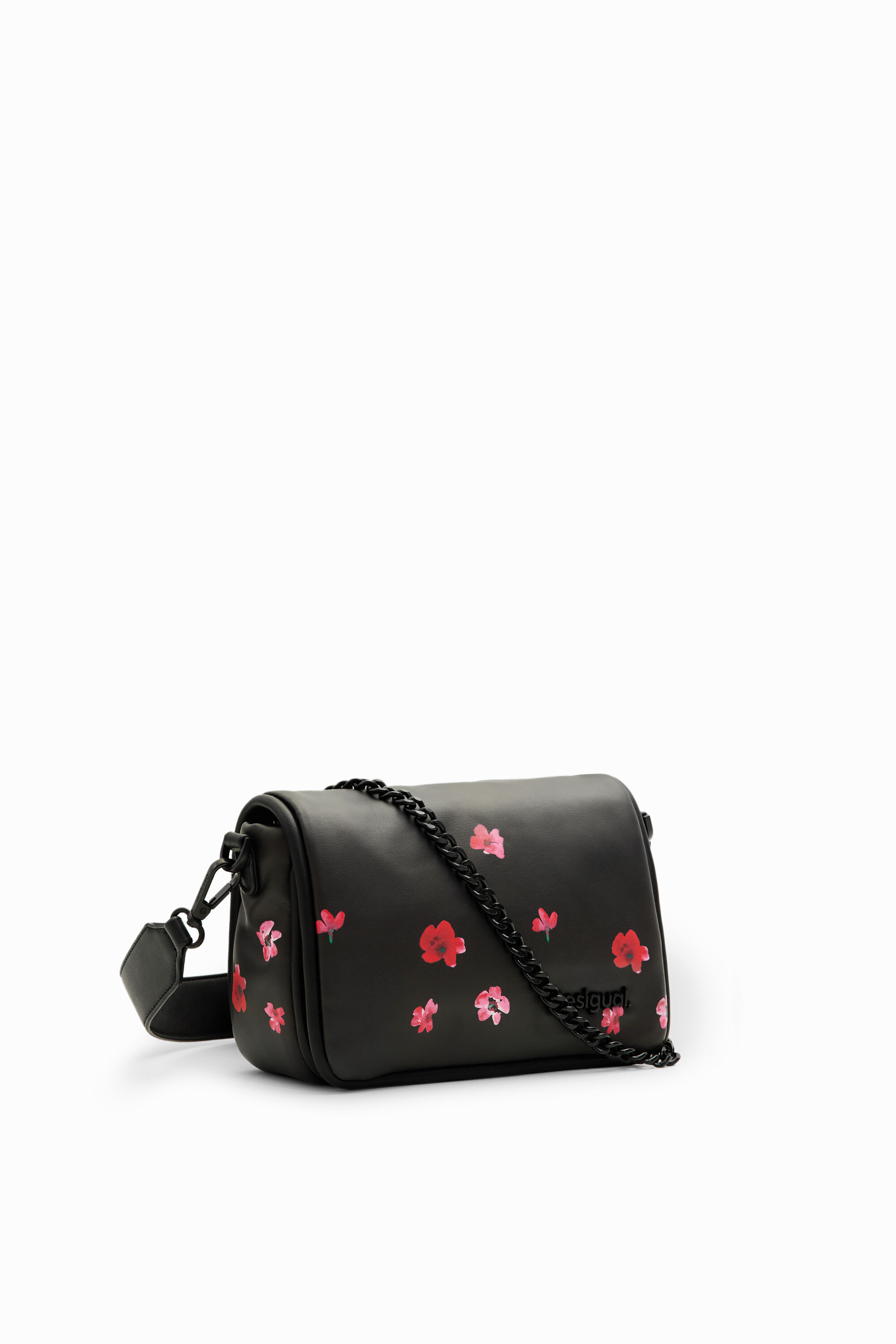 Bandolera S acolchada flores
