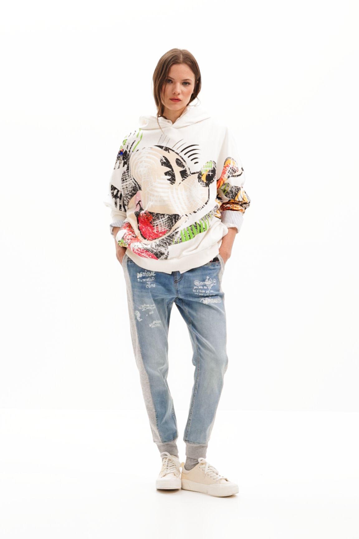 Sudadera oversize Mickey Mouse