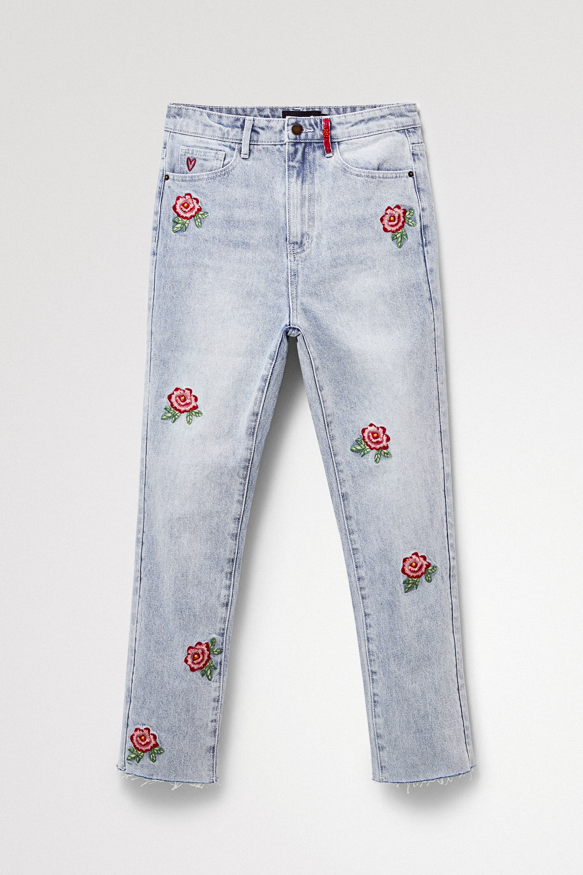 Vaquero Straight cropped floral