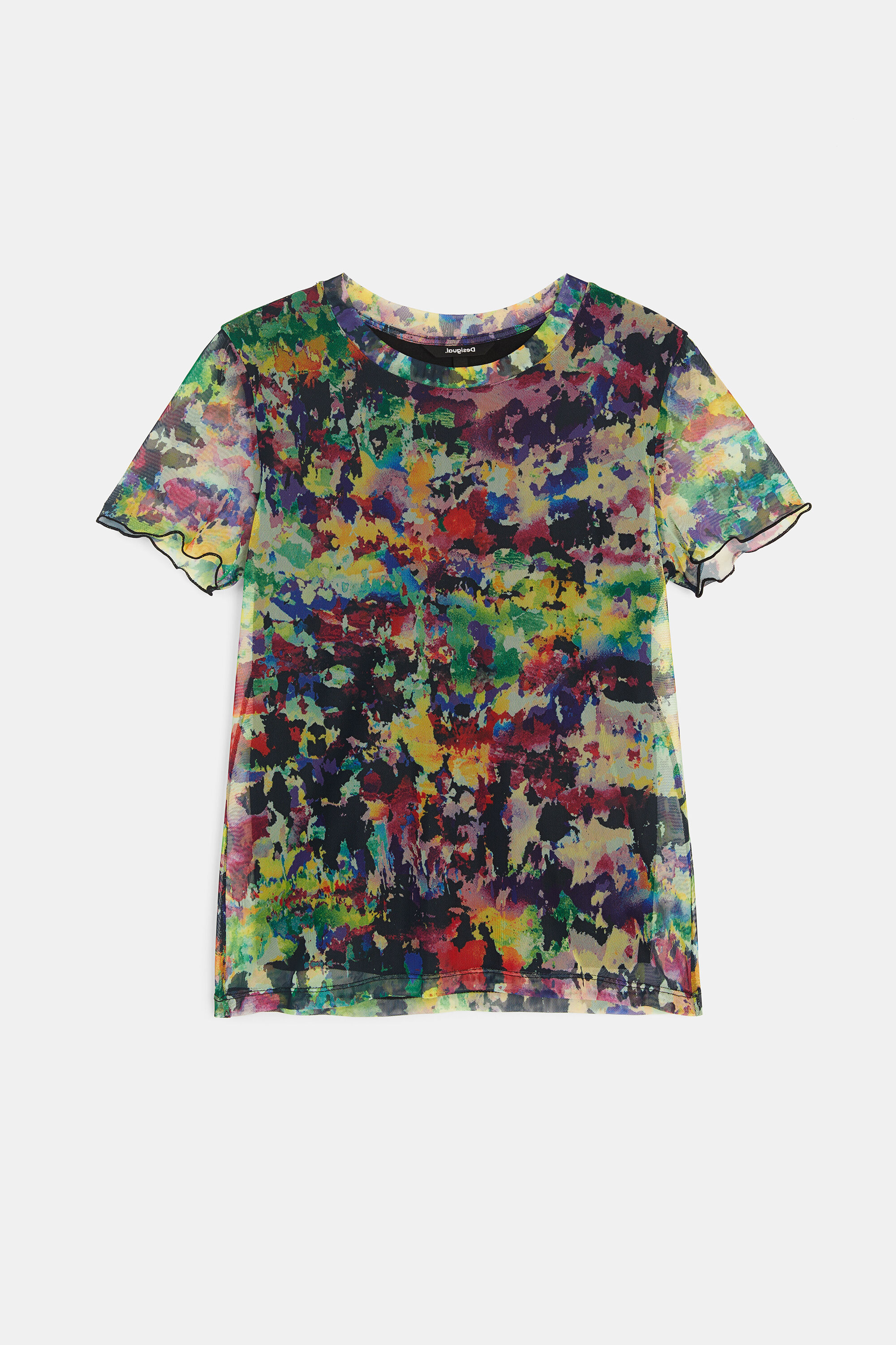 Camiseta slim tul arty