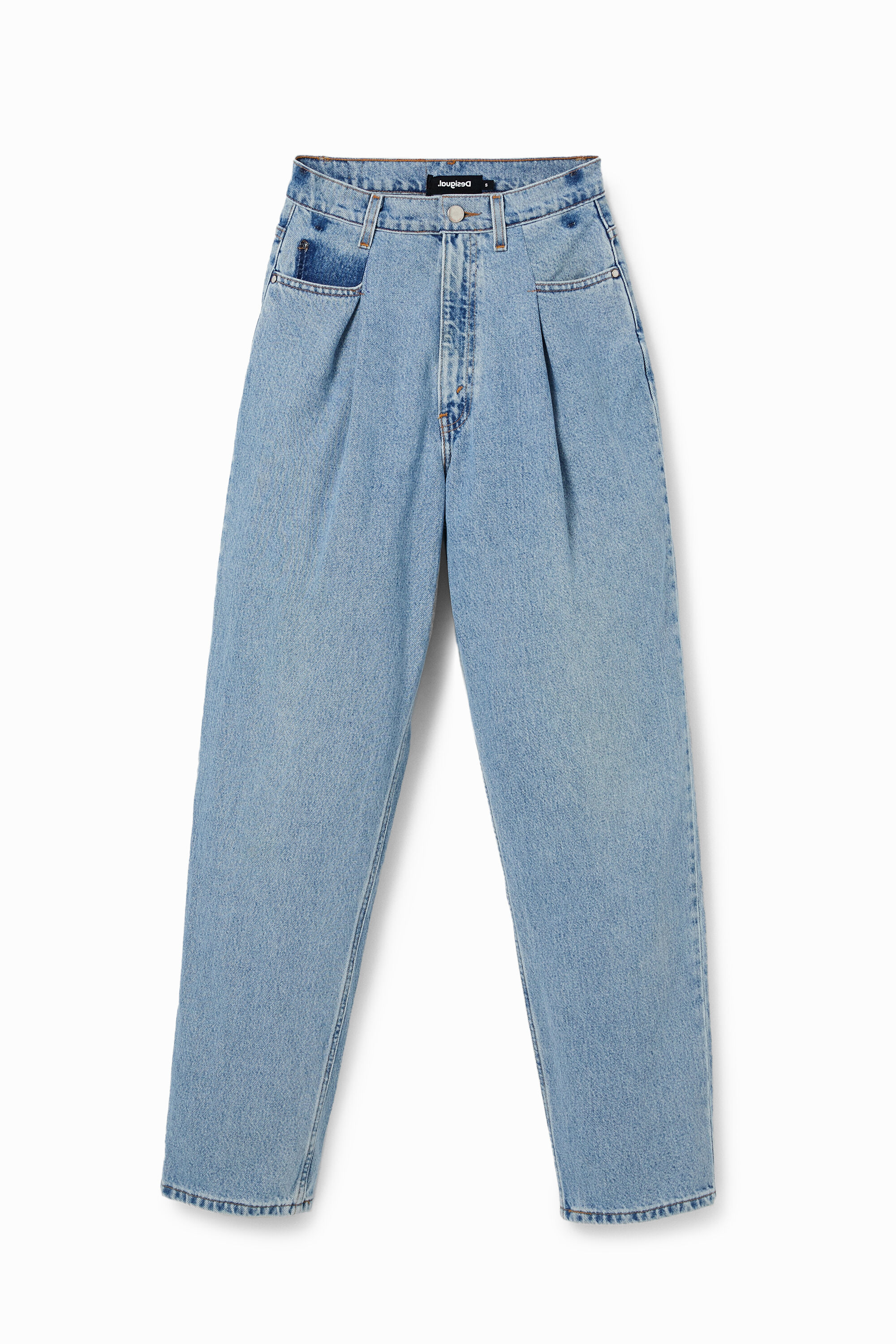 Vaquero loose pinzas upcycling