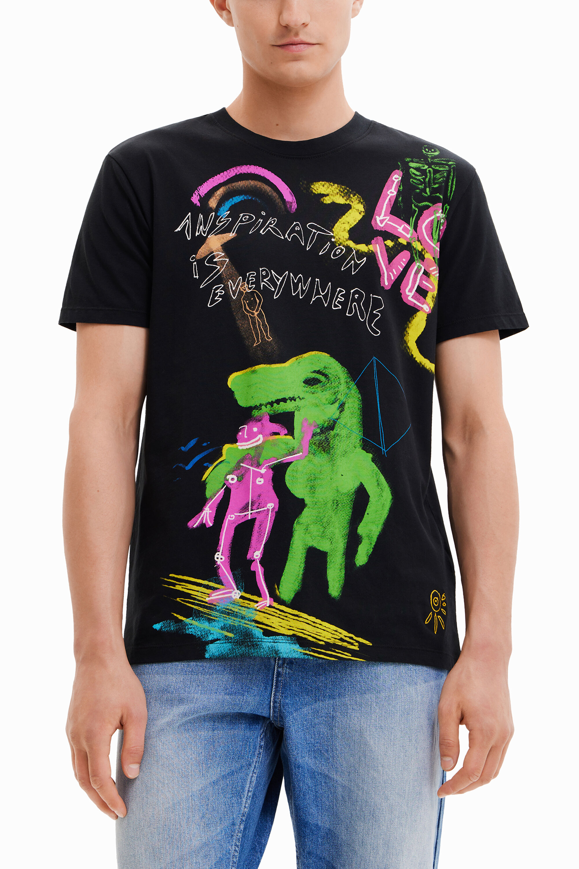 Camiseta manga corta dino