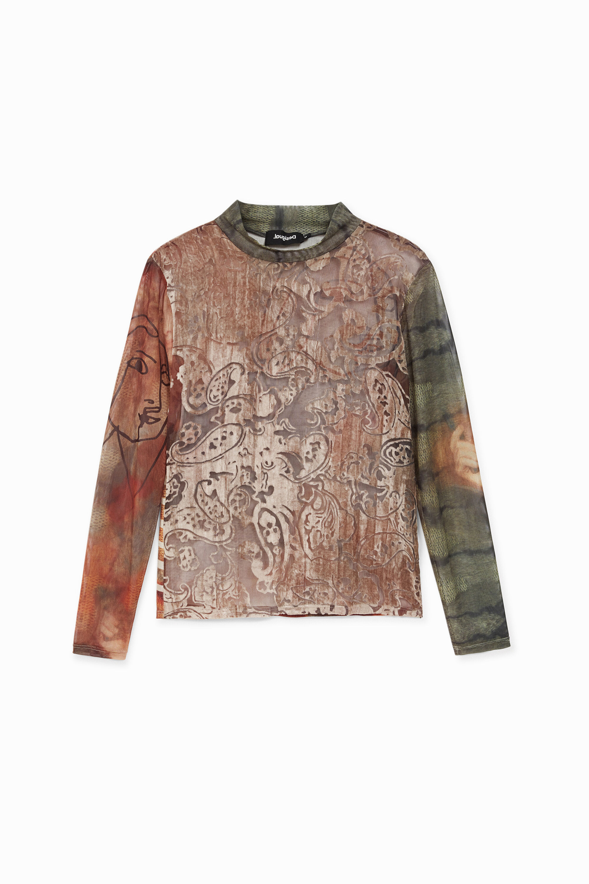 Camiseta slim tul arty