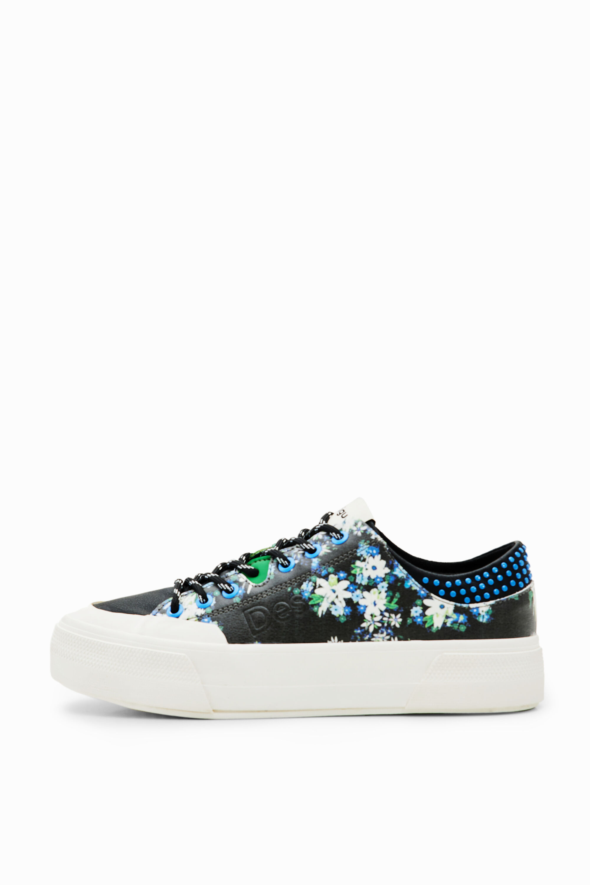 Sneakers plataforma flores