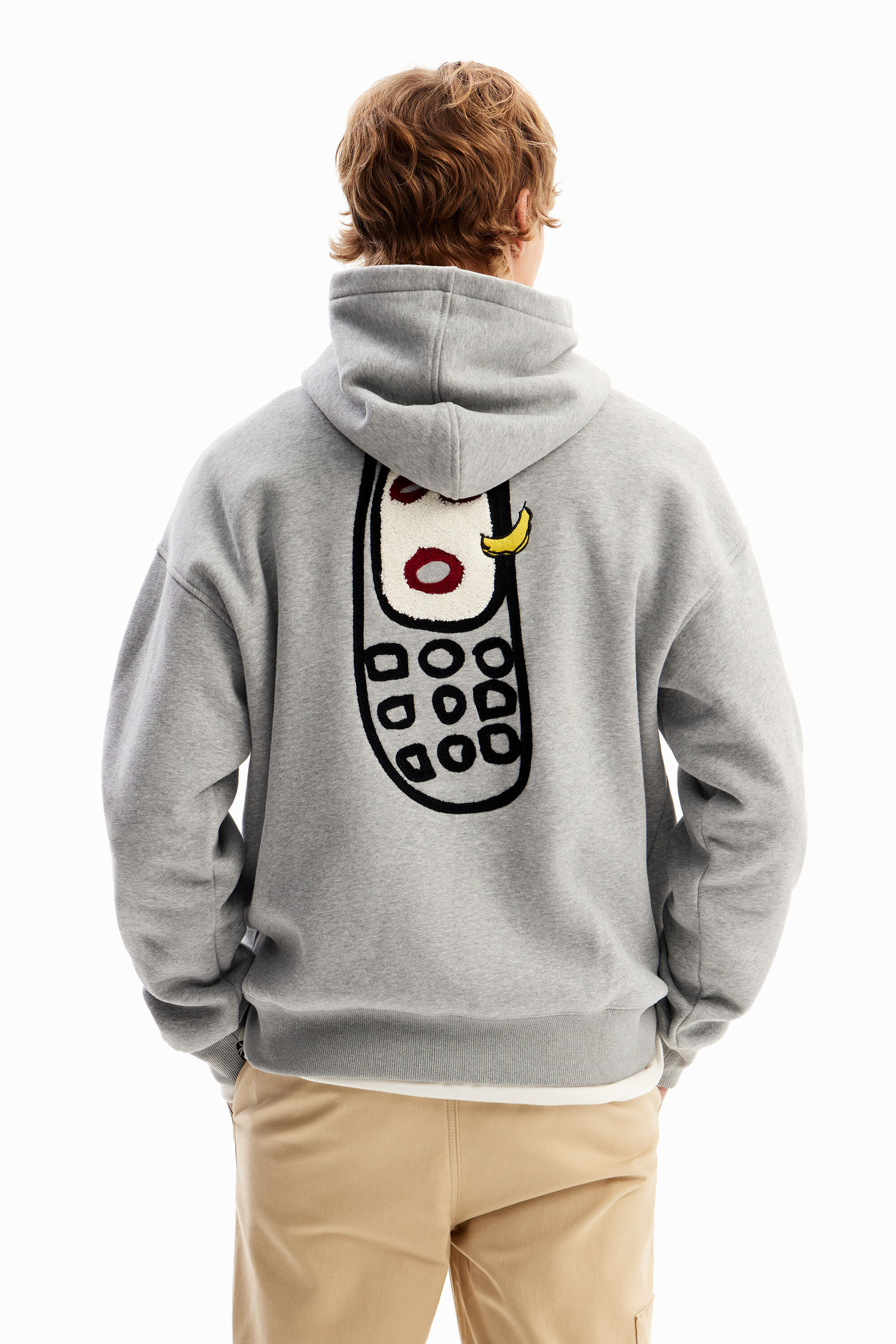 Sudadera capucha tel&eacute;fono