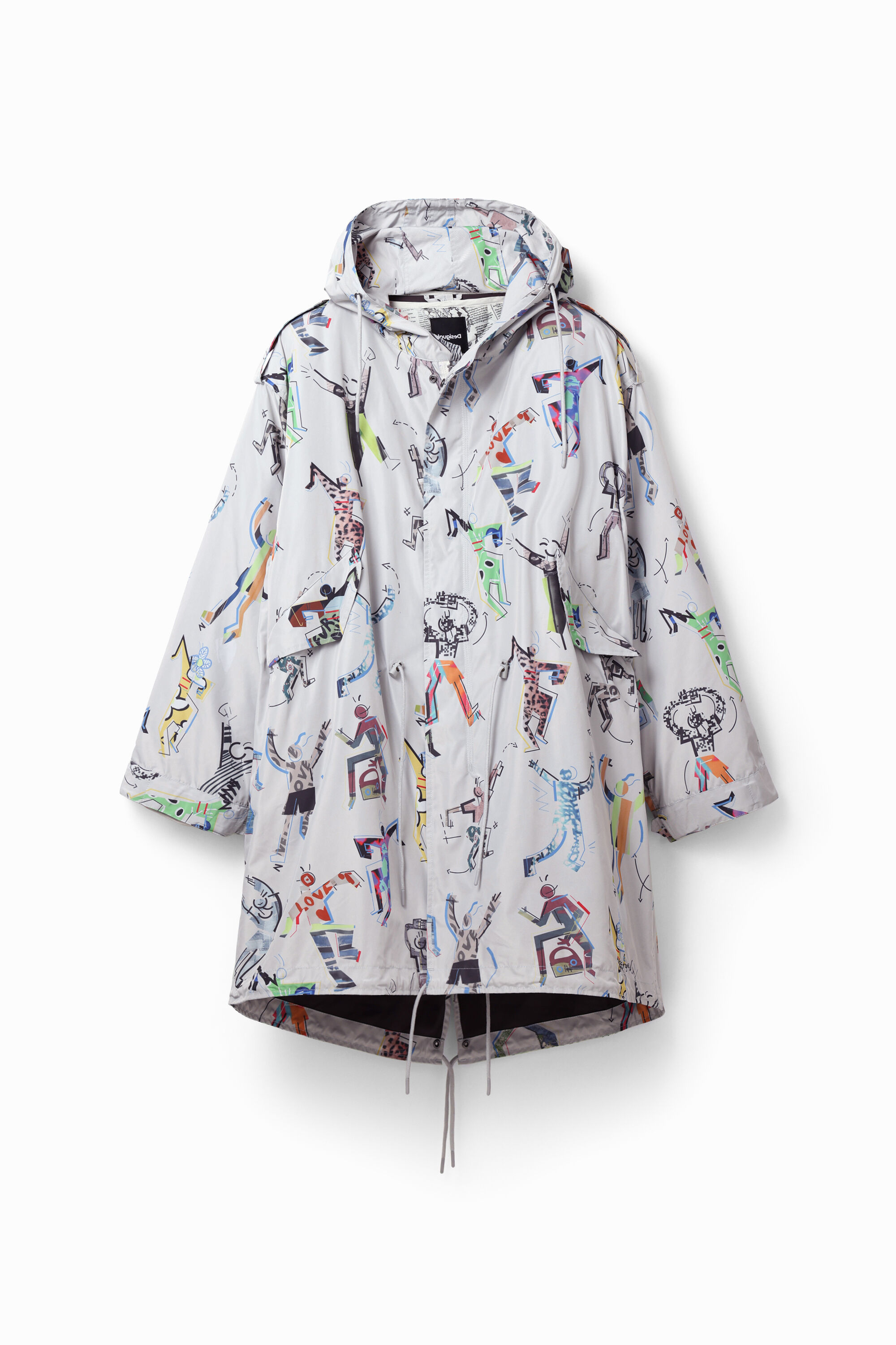 Parka oversize arty