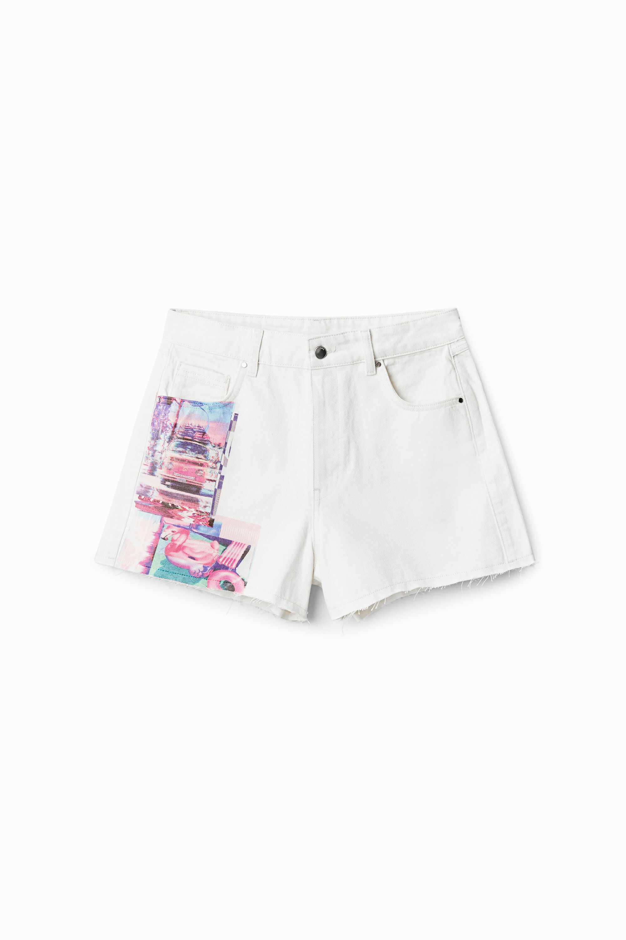 Shorts vaqueros patches