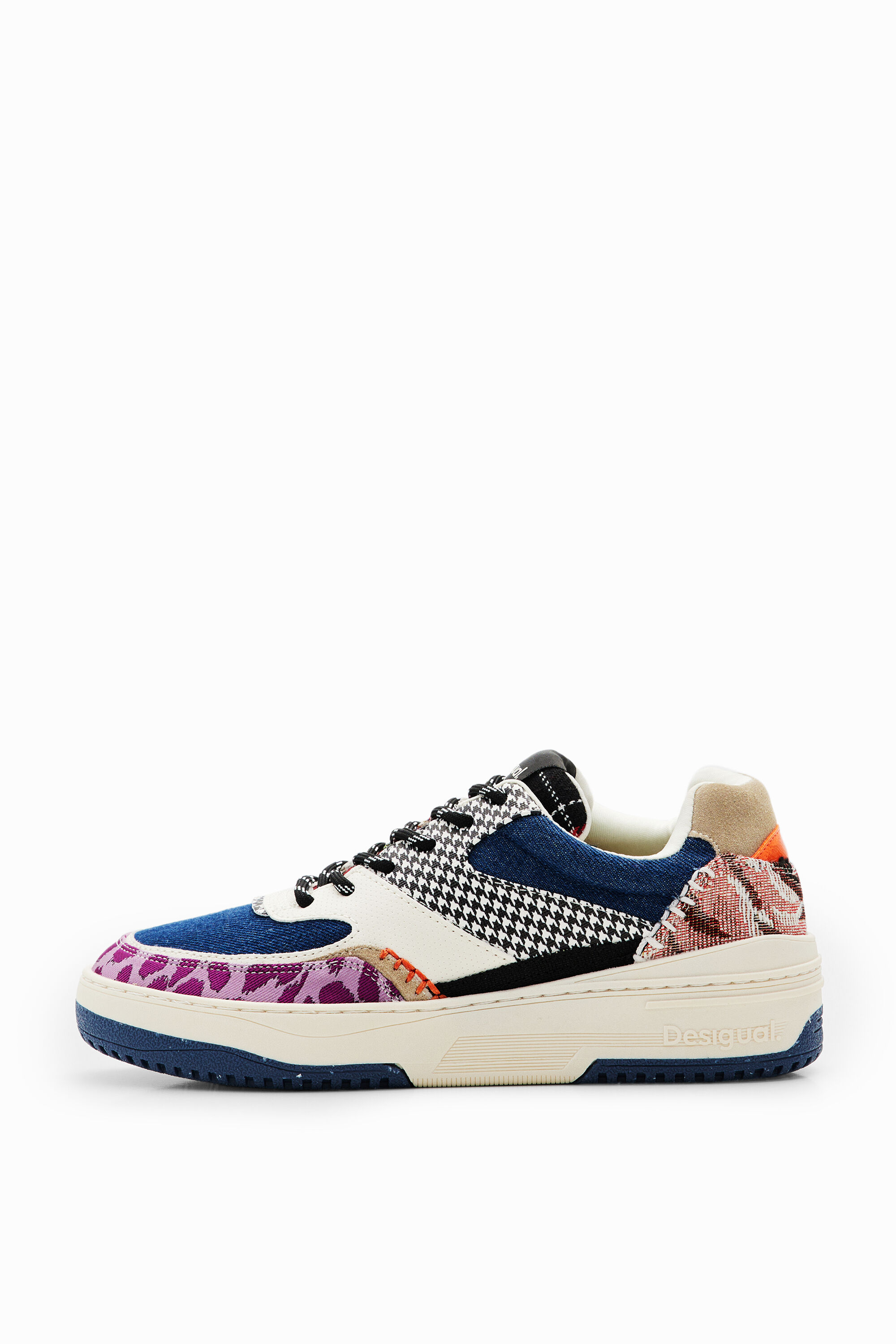 Sneakers retro chunky patch