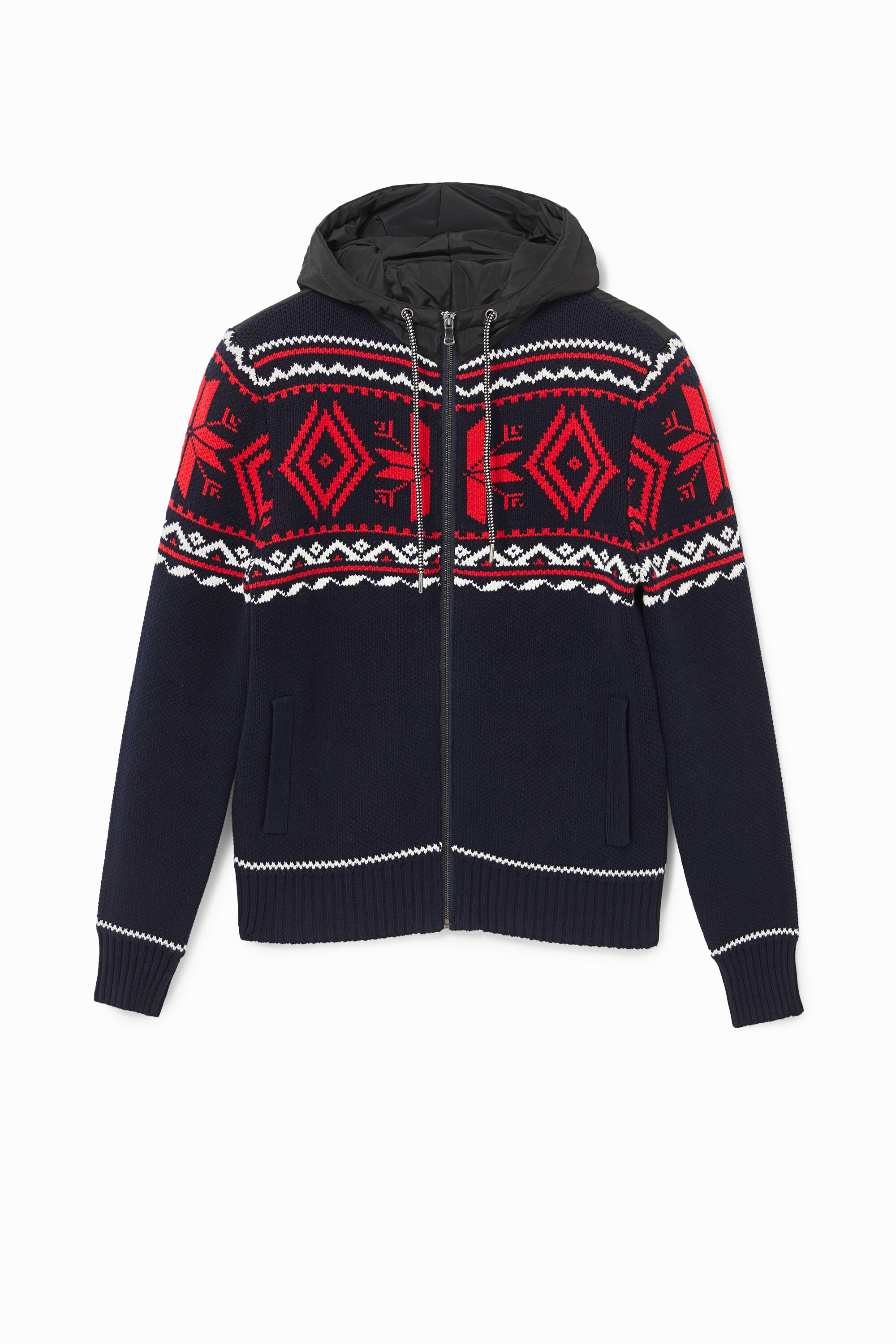 Chaqueta punto capucha