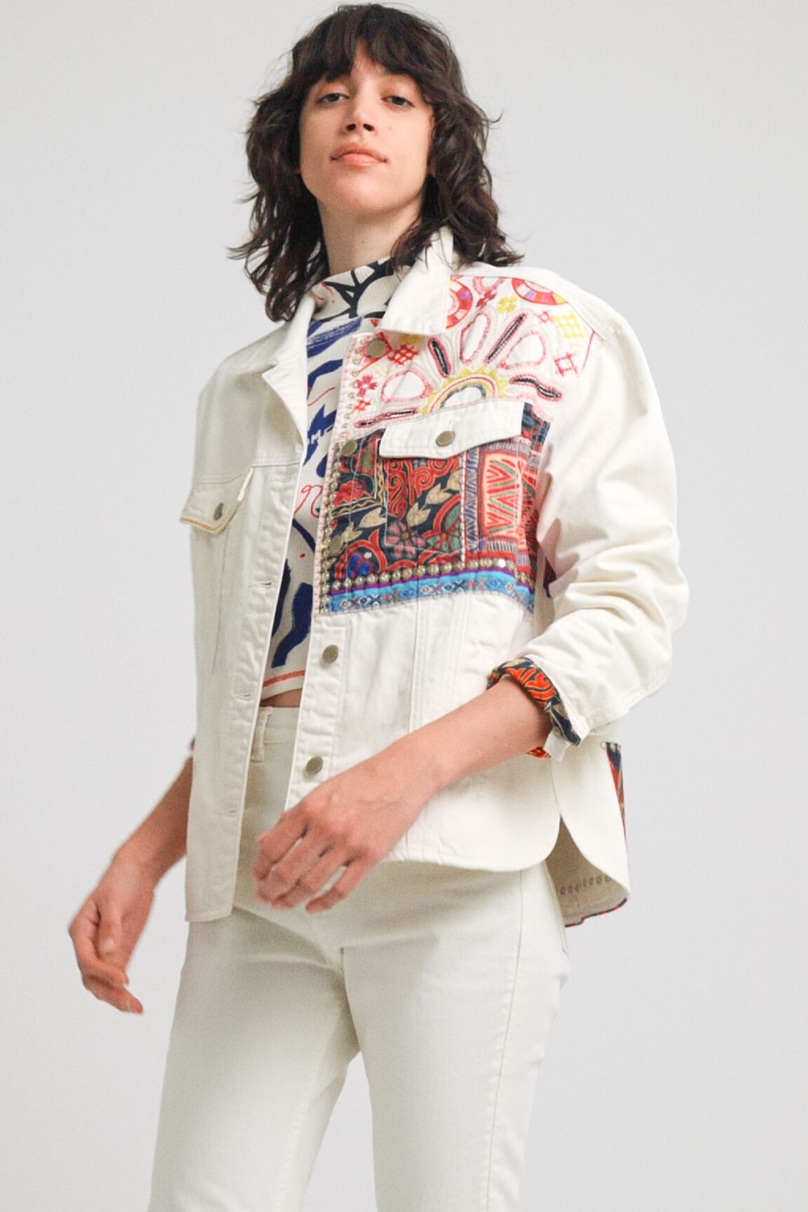 Chaqueta vaquera oversize