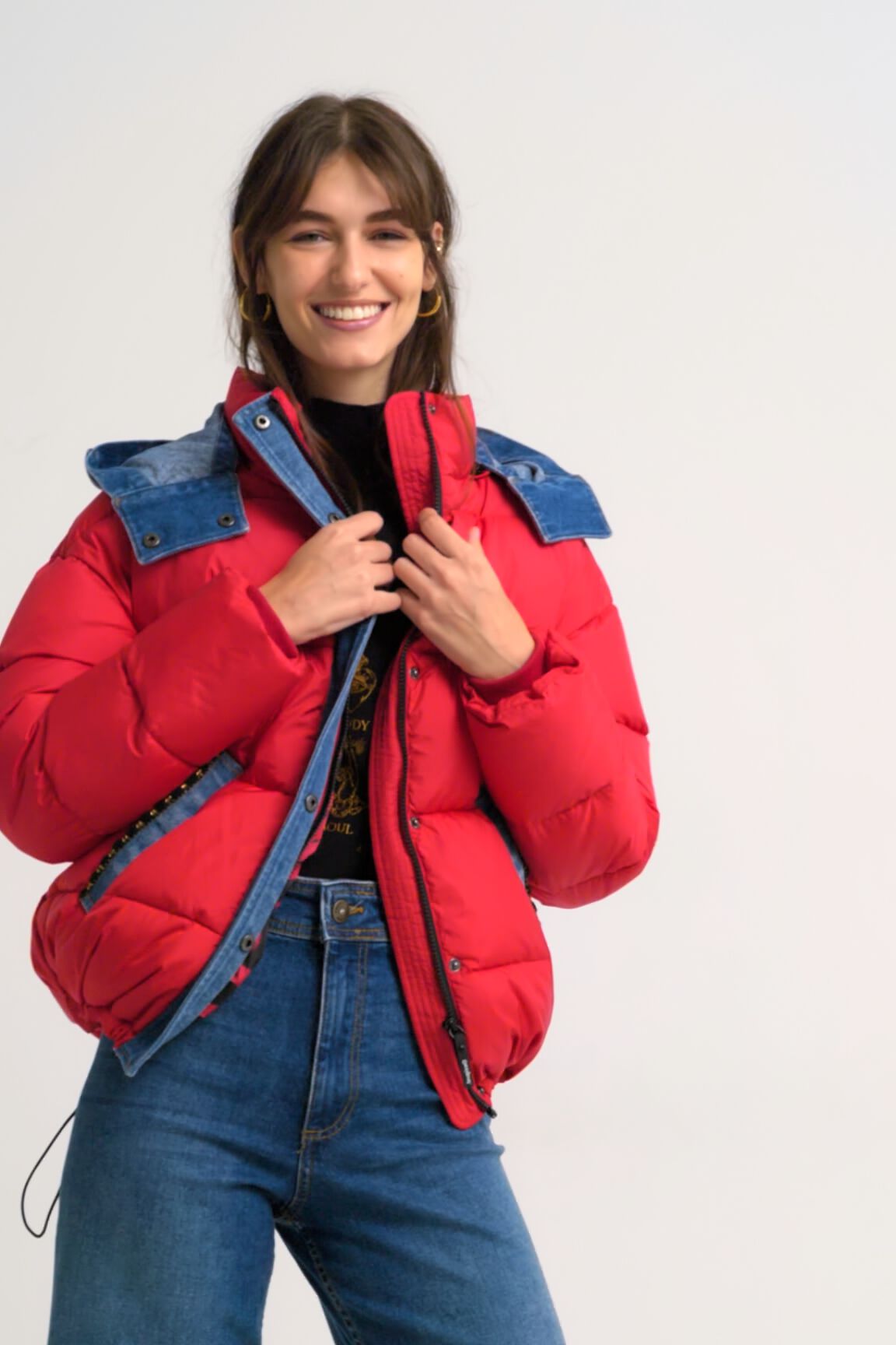 Chaqueta acolchada capucha