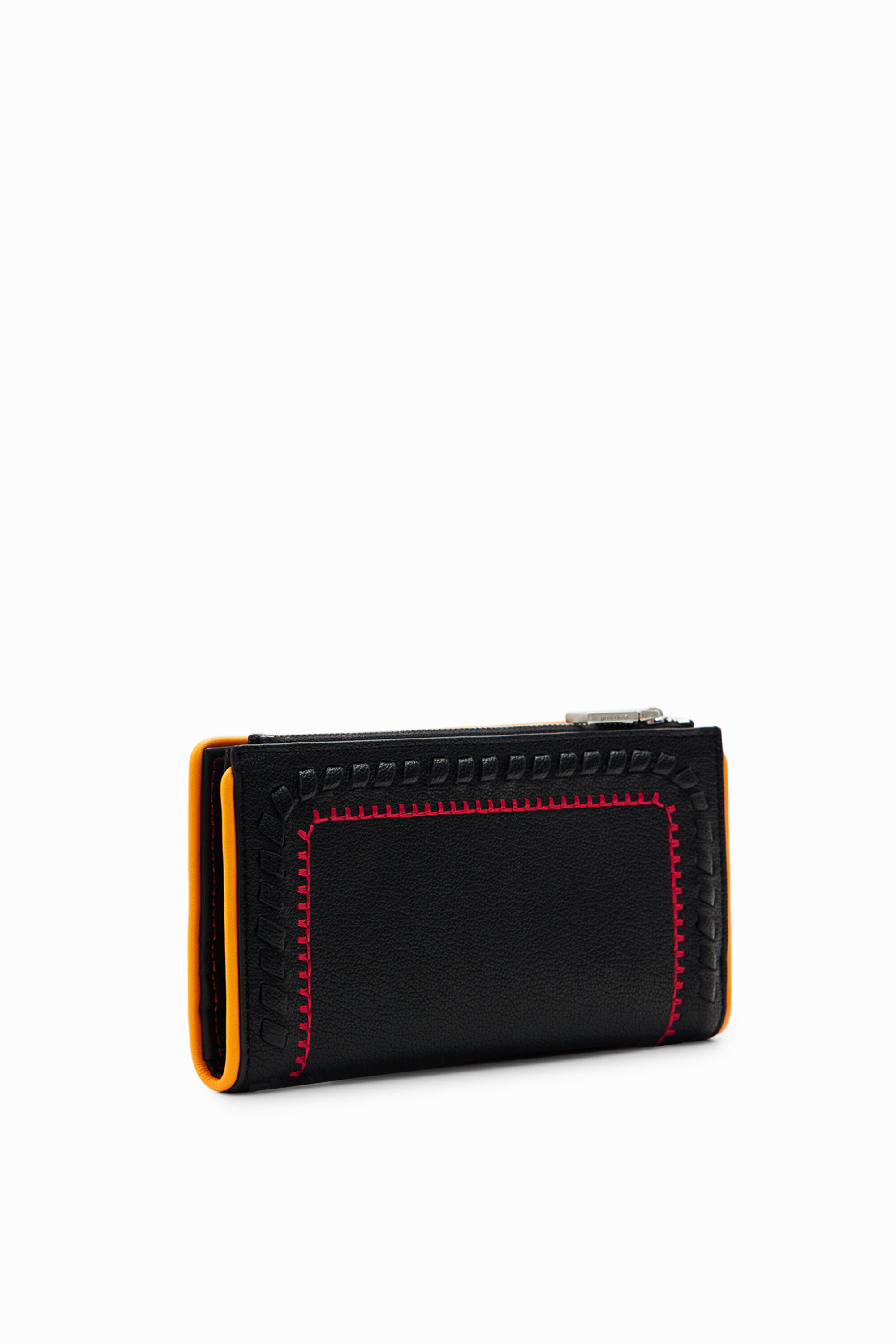 Cartera L bordada