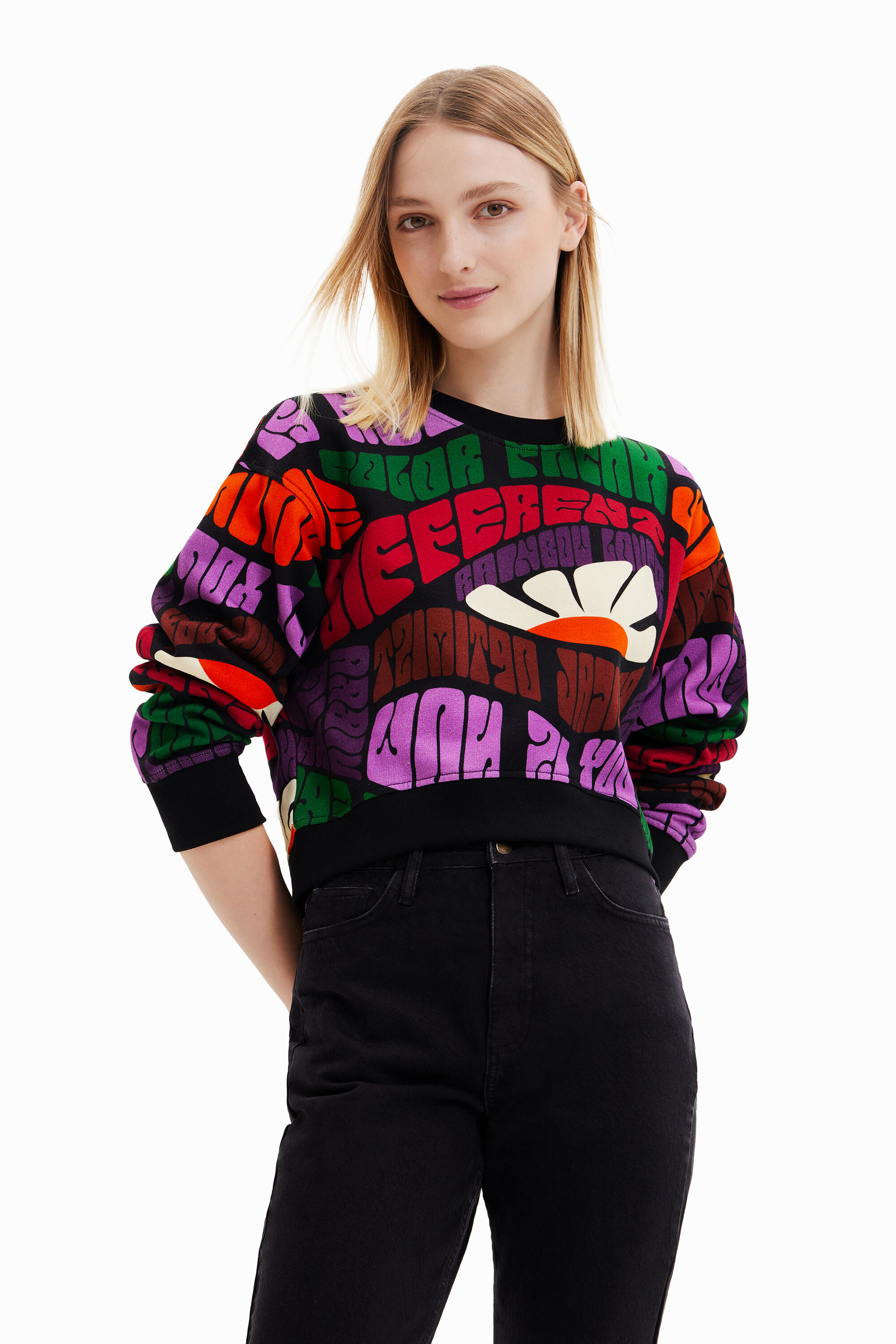 Sudadera corta "Save Nature"