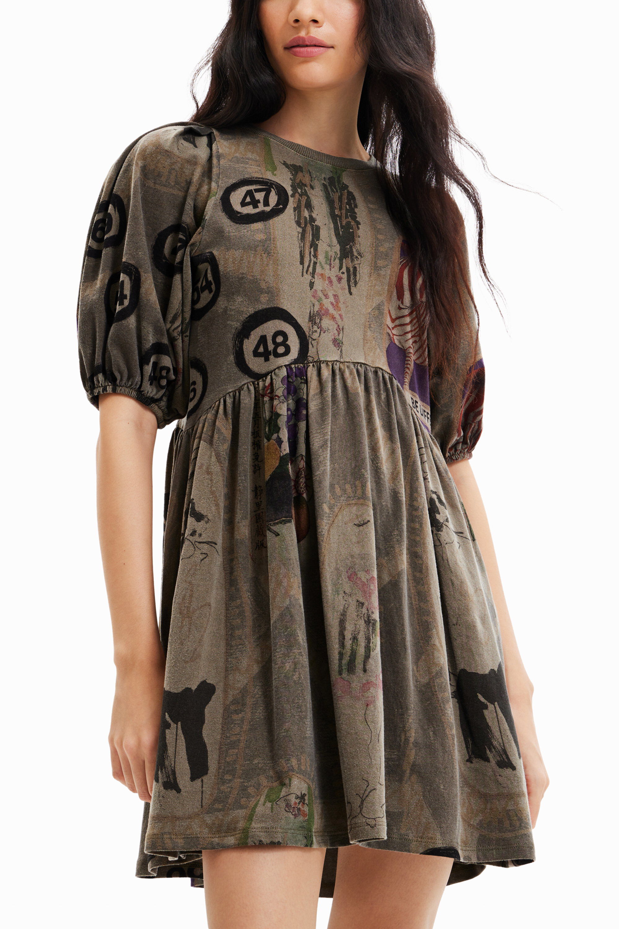 Vestido corto boho