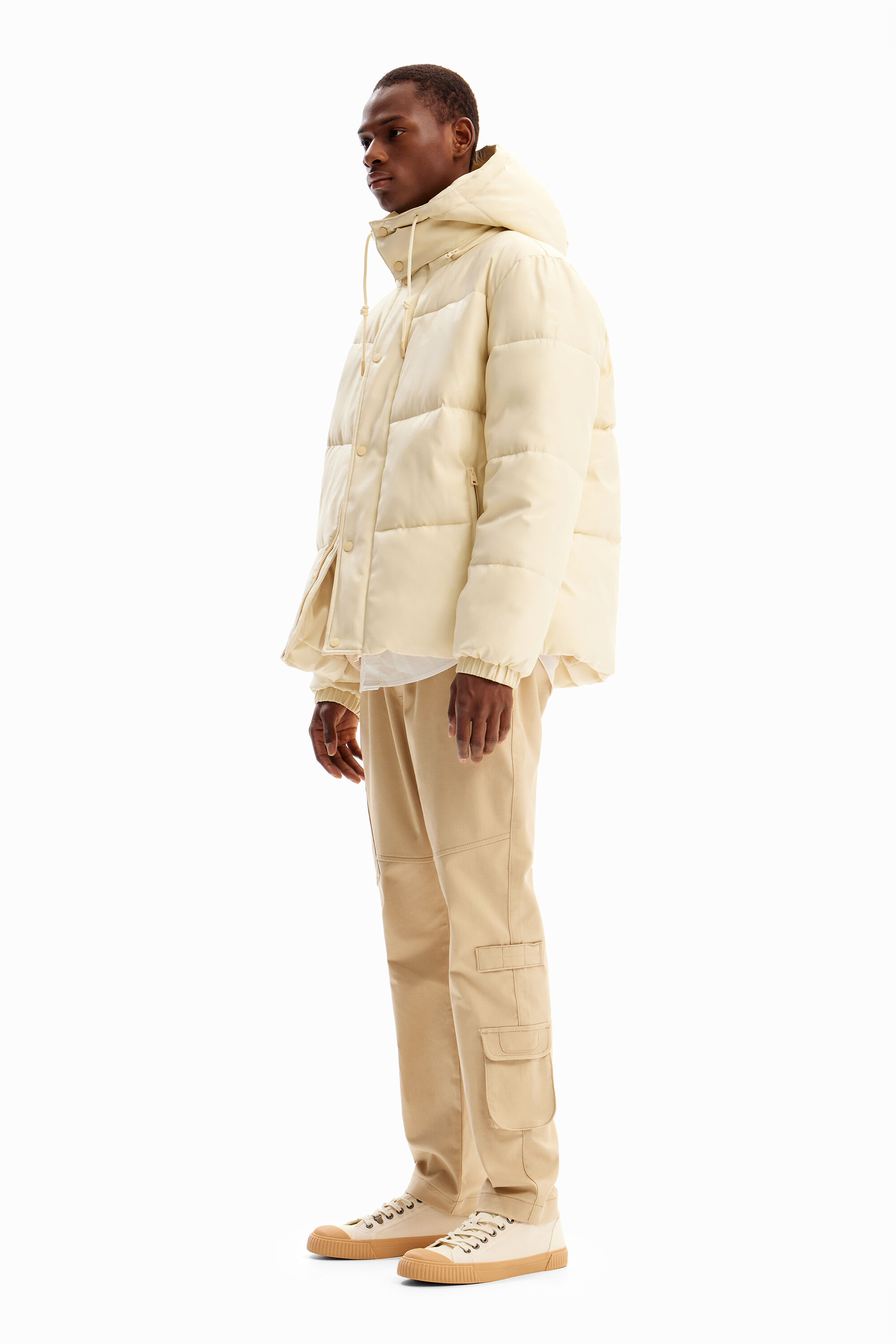 Chaqueta acolchada camuflaje