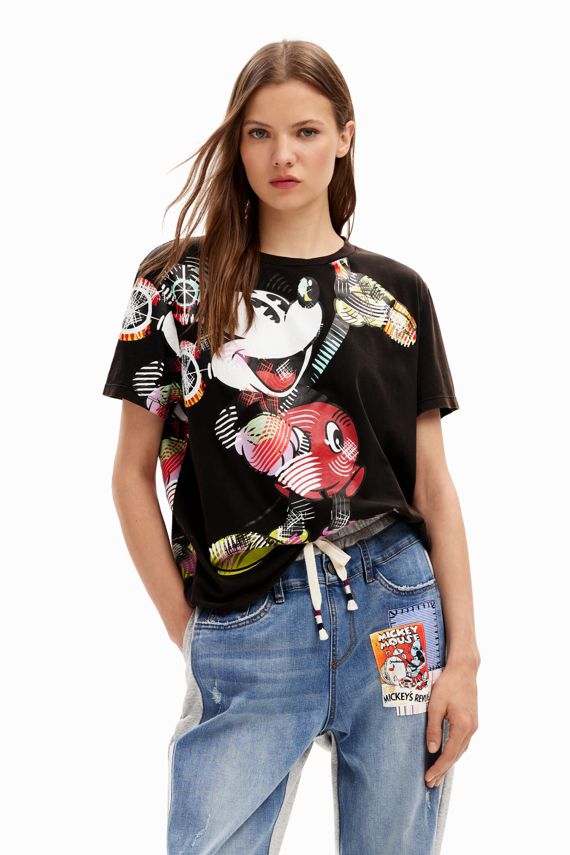 Camiseta arty Mickey Mouse
