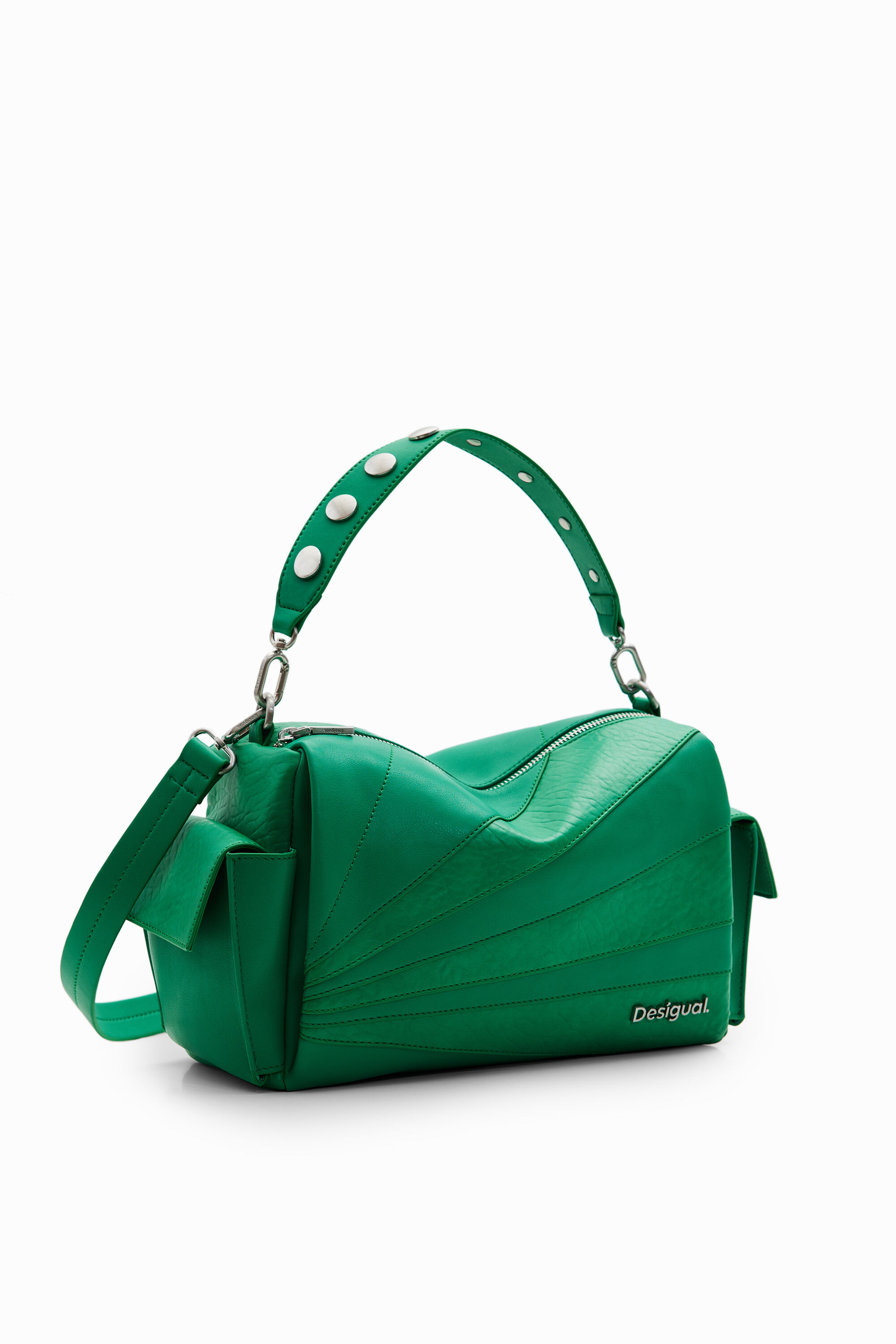 Bolso M patch texturas