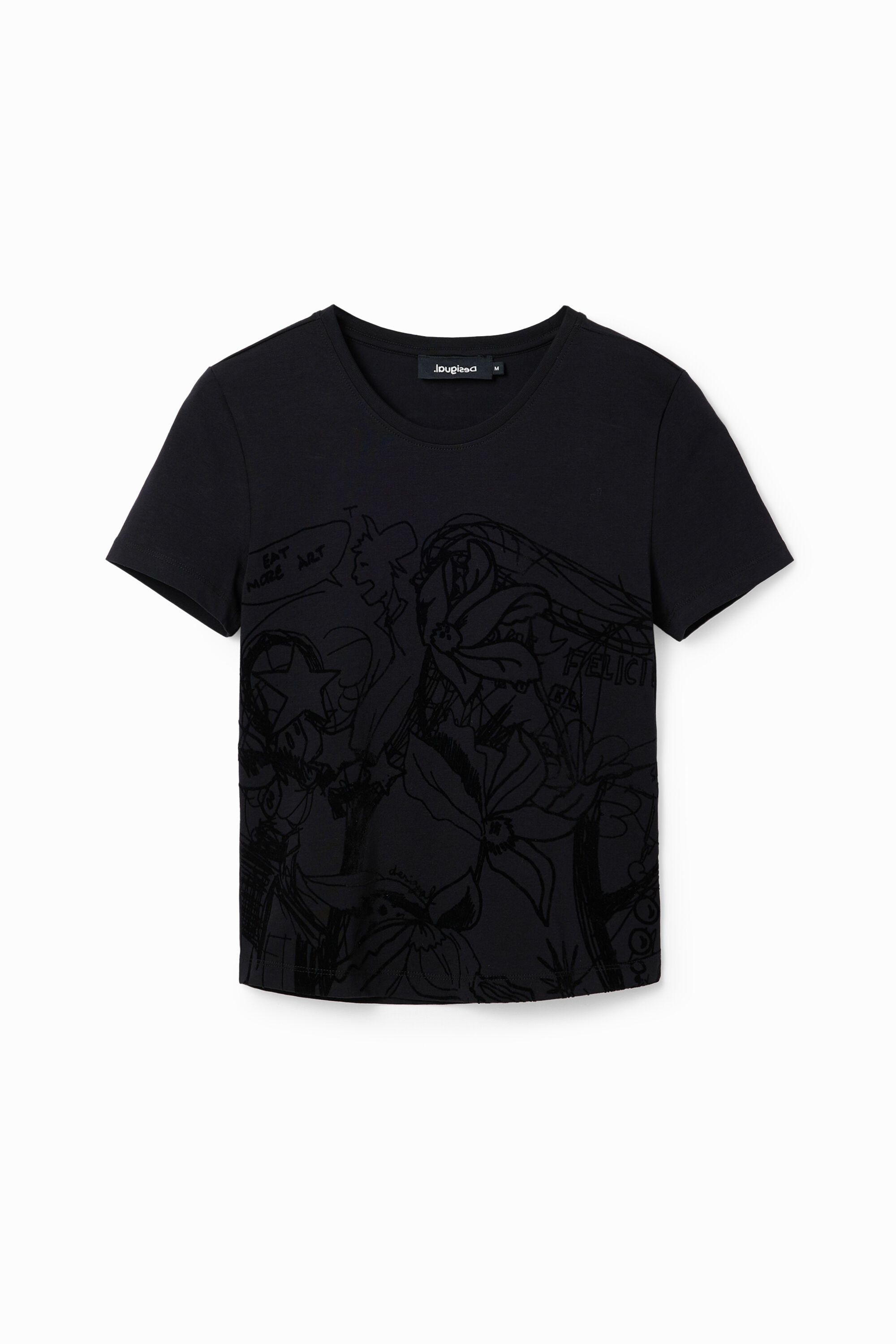 Camiseta ilustraci&oacute;n relieve