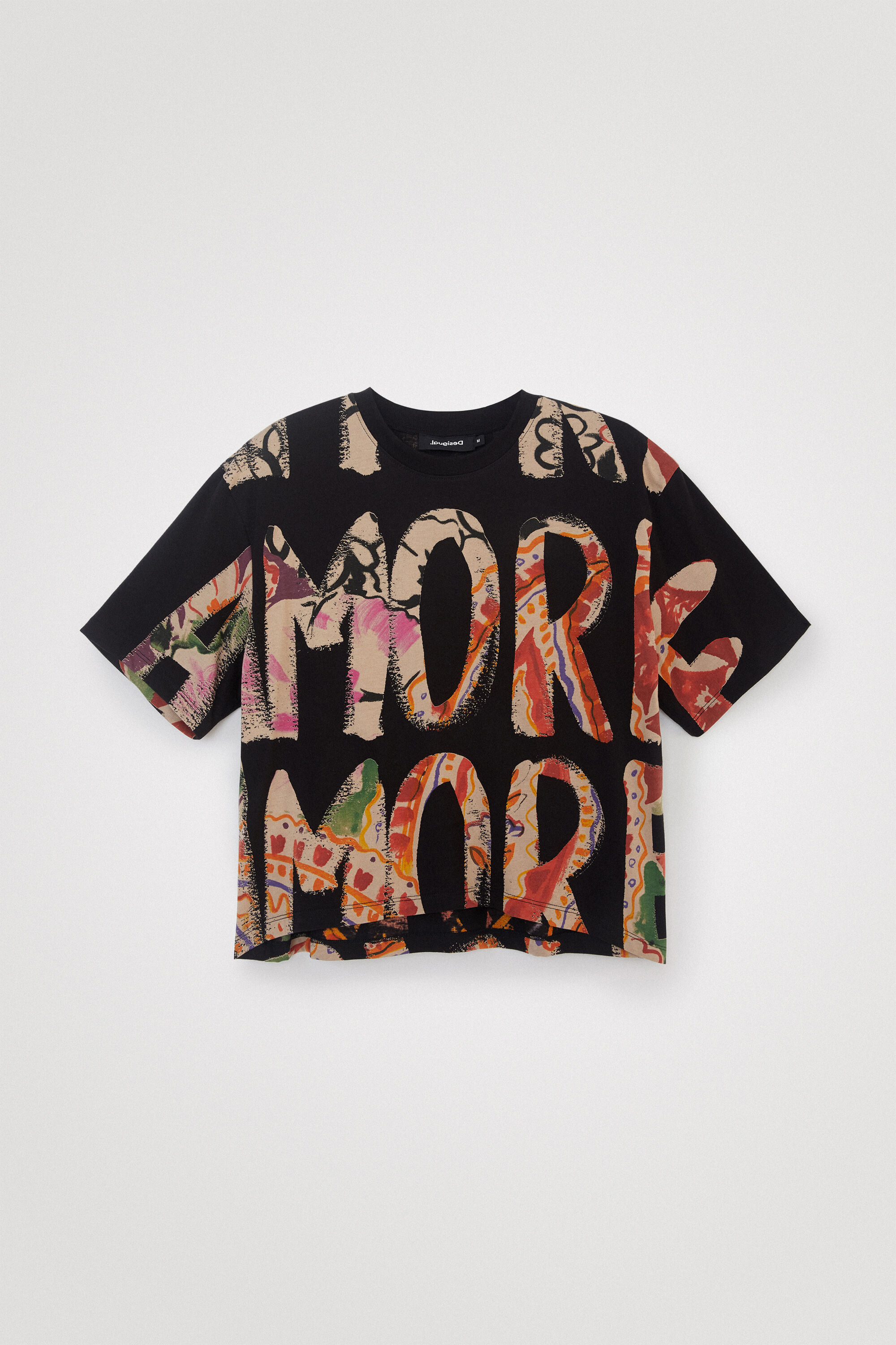 Camiseta amore 100% algod&oacute;n