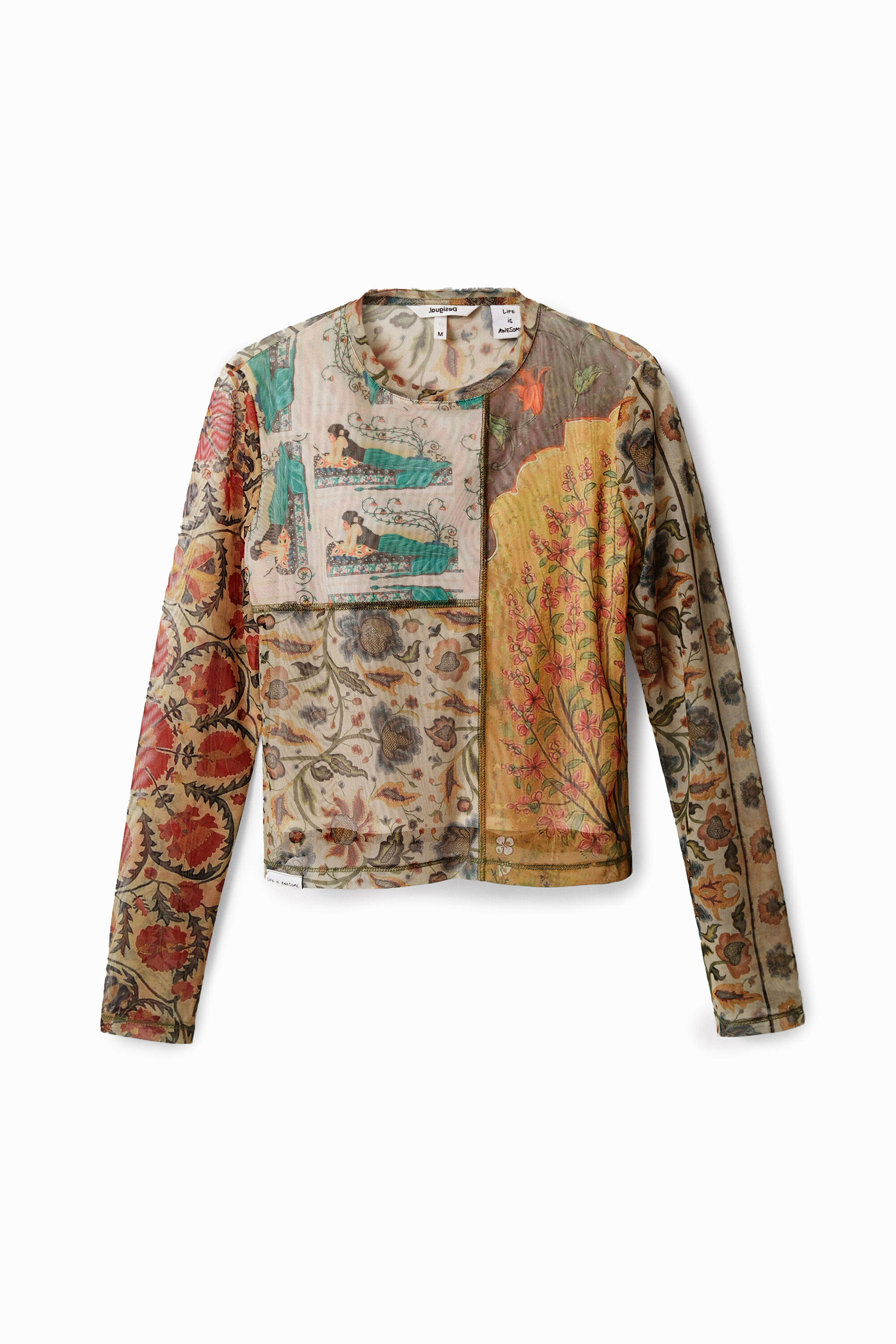 Camiseta patch estampados