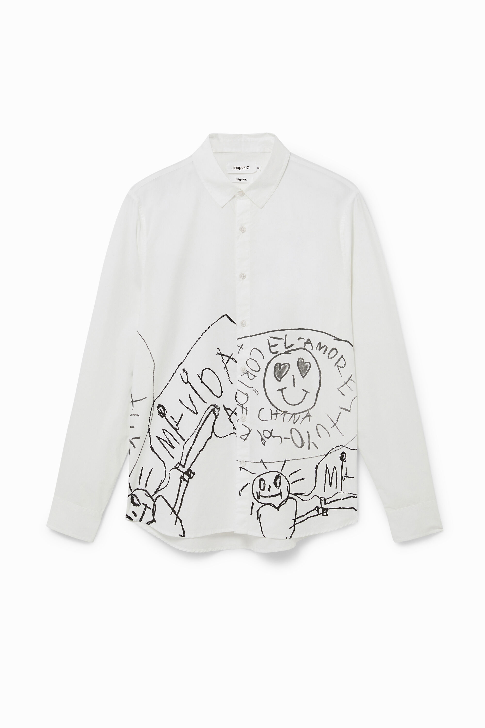 Camisa regular dibujo