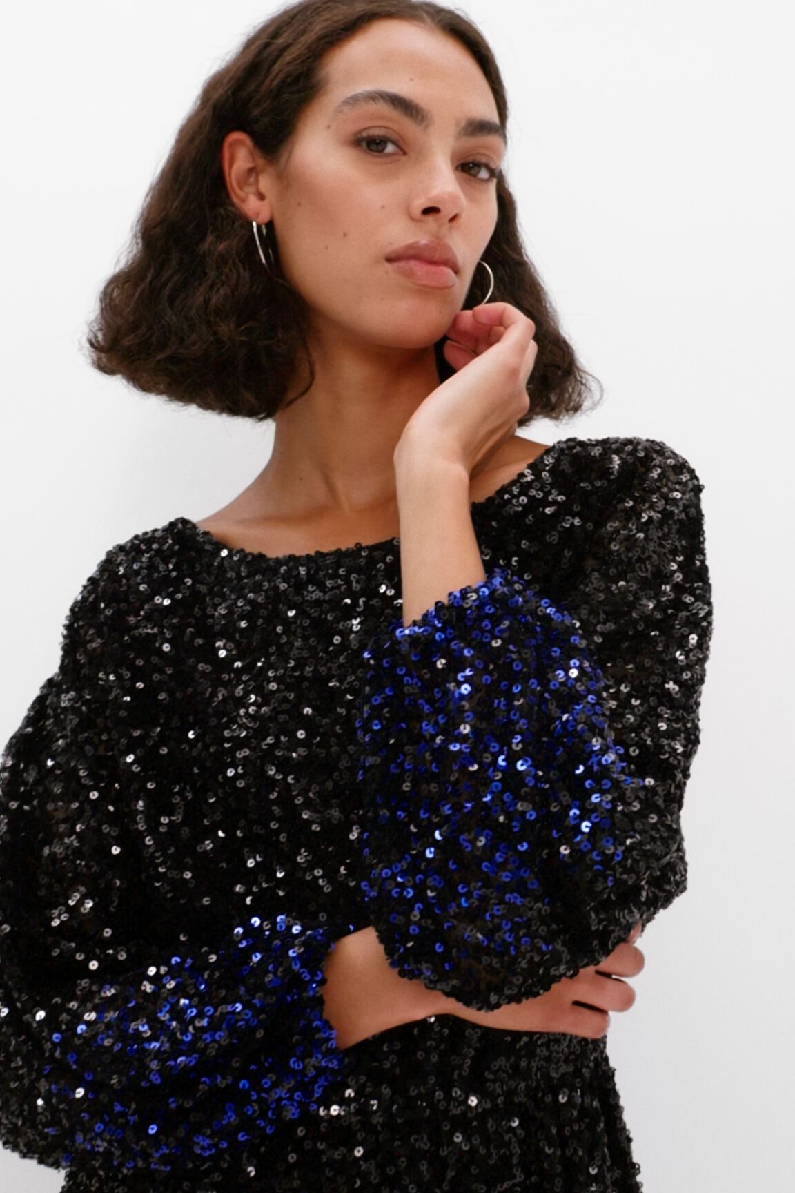 Vestido corto lentejuelas