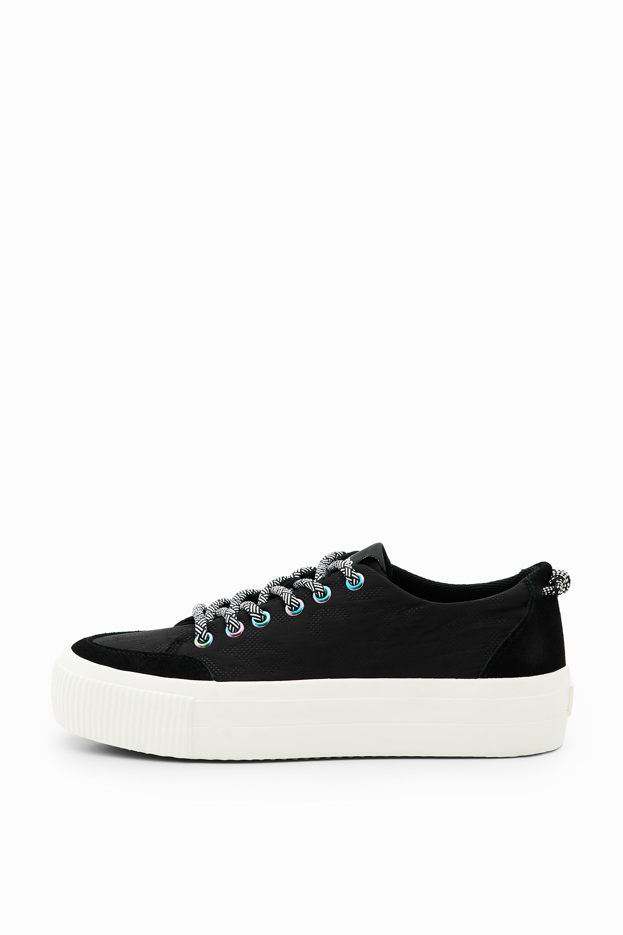 Sneakers plataforma animal print