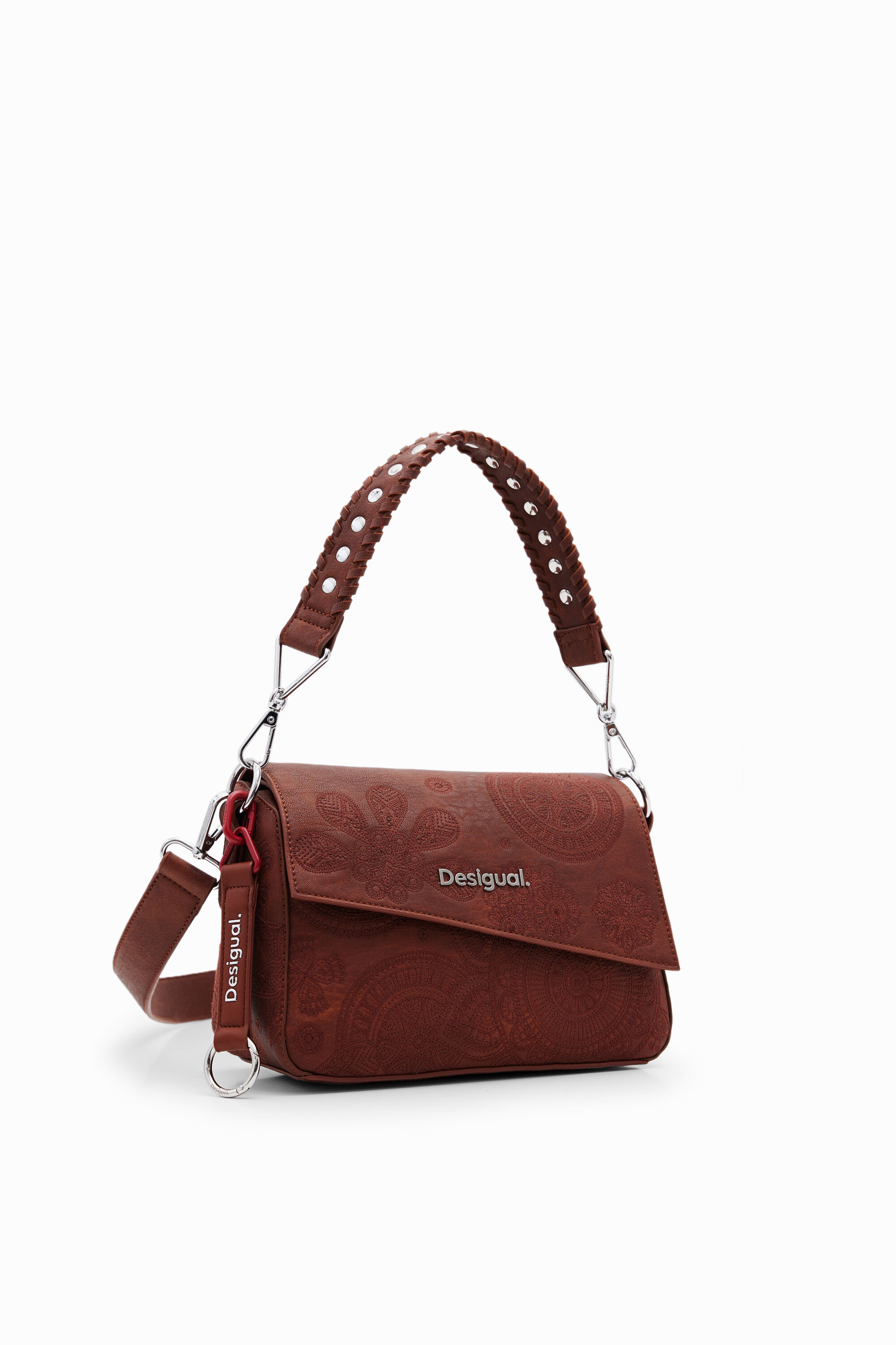 Bolso S bordado tachuelas