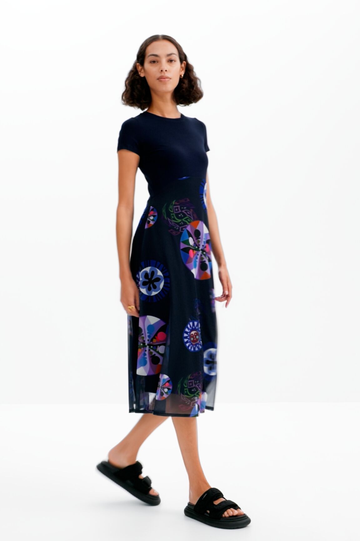 Vestido combinado M. Christian Lacroix