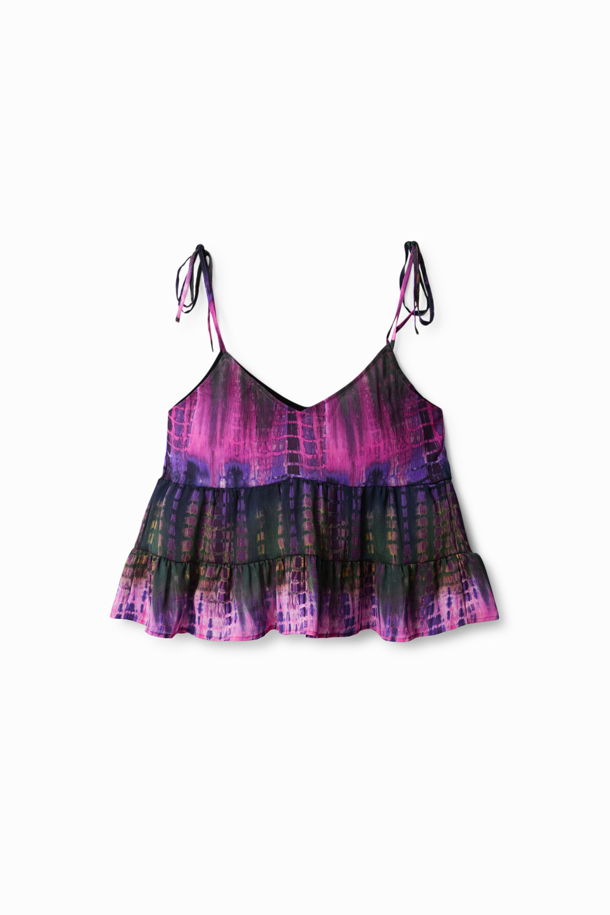 Top de tirantes tie-dye